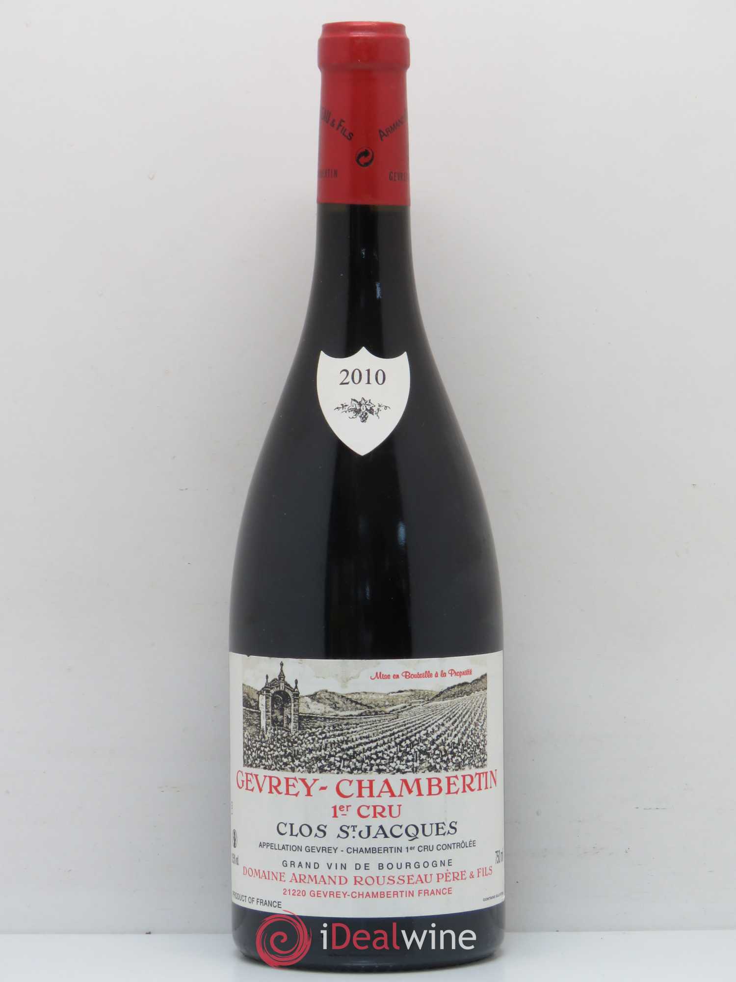 Gevrey-Chambertin 1er Cru Clos Saint-Jacques Armand Rousseau (Domaine) 2010 - Lot de 1 bouteille - 0