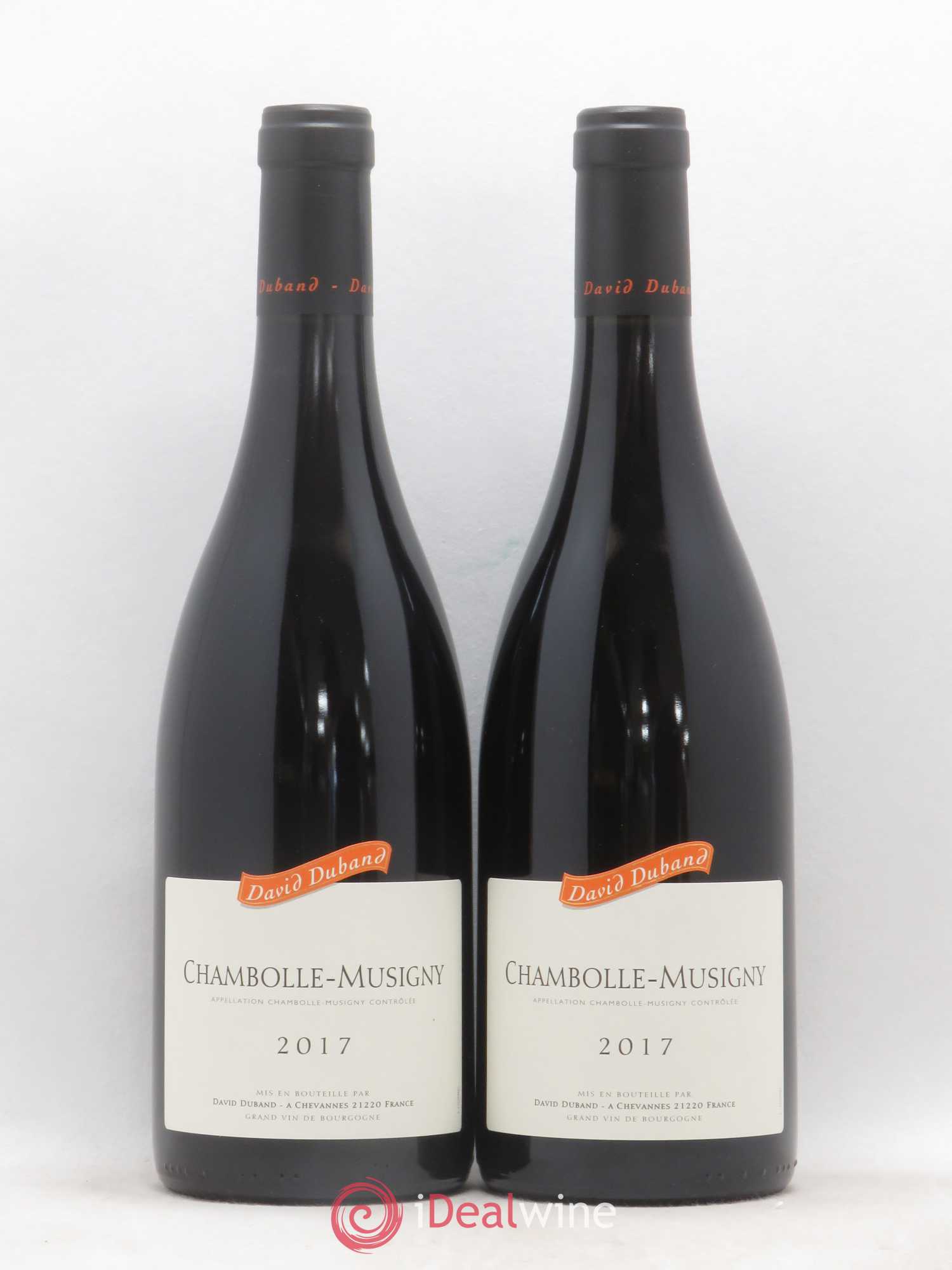 Chambolle-Musigny David Duband (Domaine) 2017 - Lot de 2 bouteilles - 0