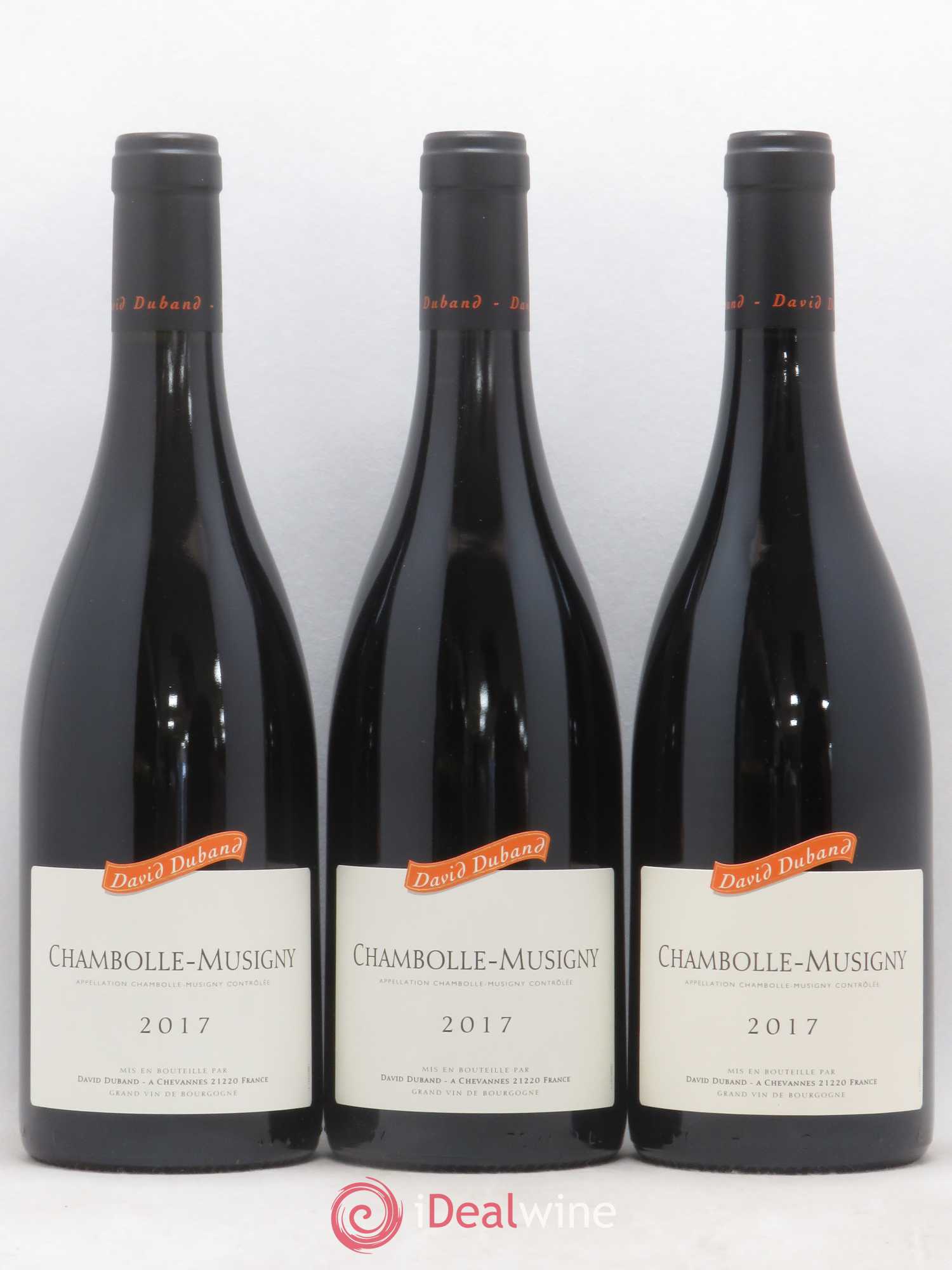 Chambolle-Musigny David Duband (Domaine) 2017 - Lot de 3 bouteilles - 0