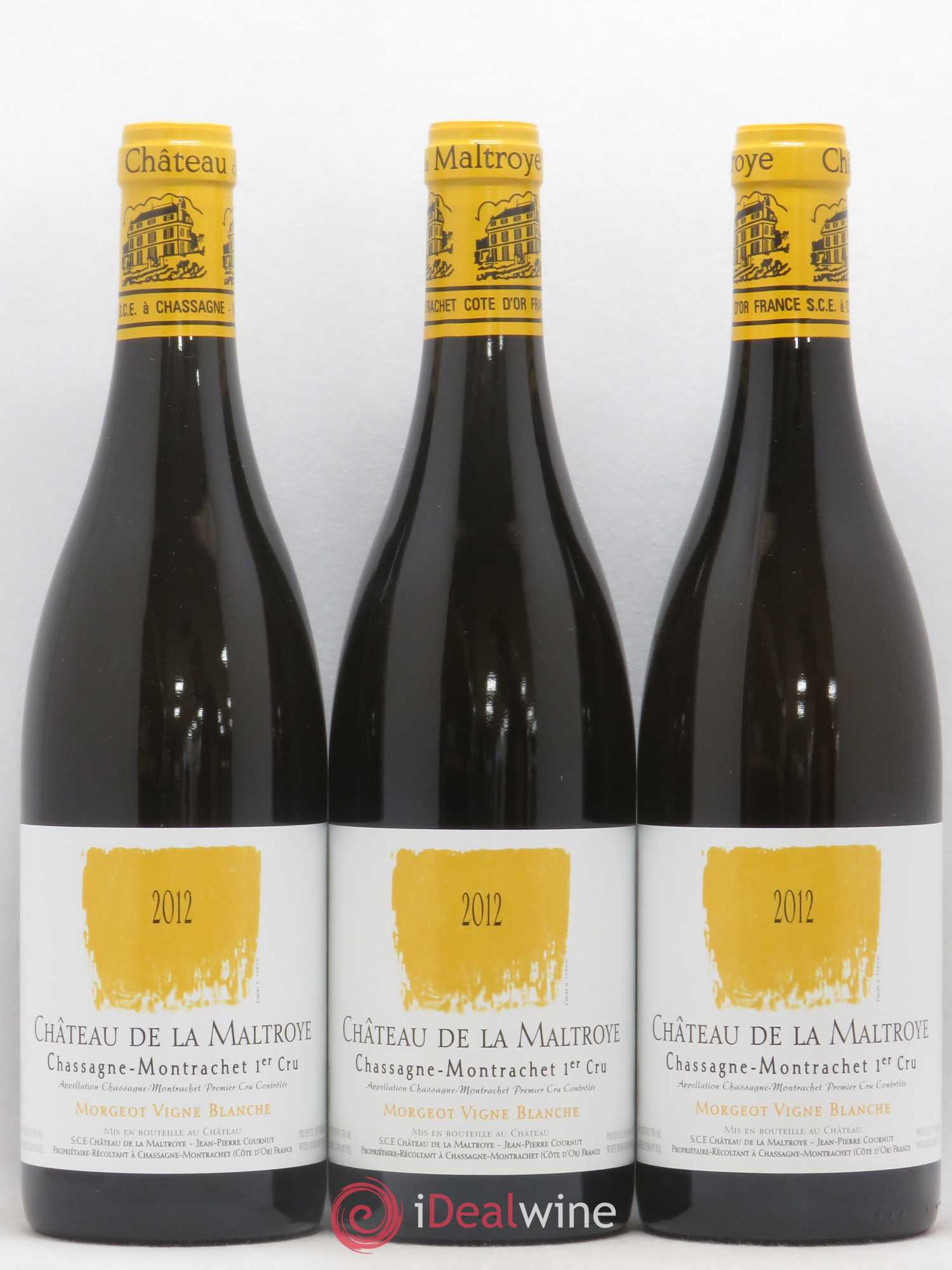 Chassagne-Montrachet 1er Cru Morgeot Vigne Blanche Château de la Maltroye 2012 - Lot de 6 bouteilles - 1