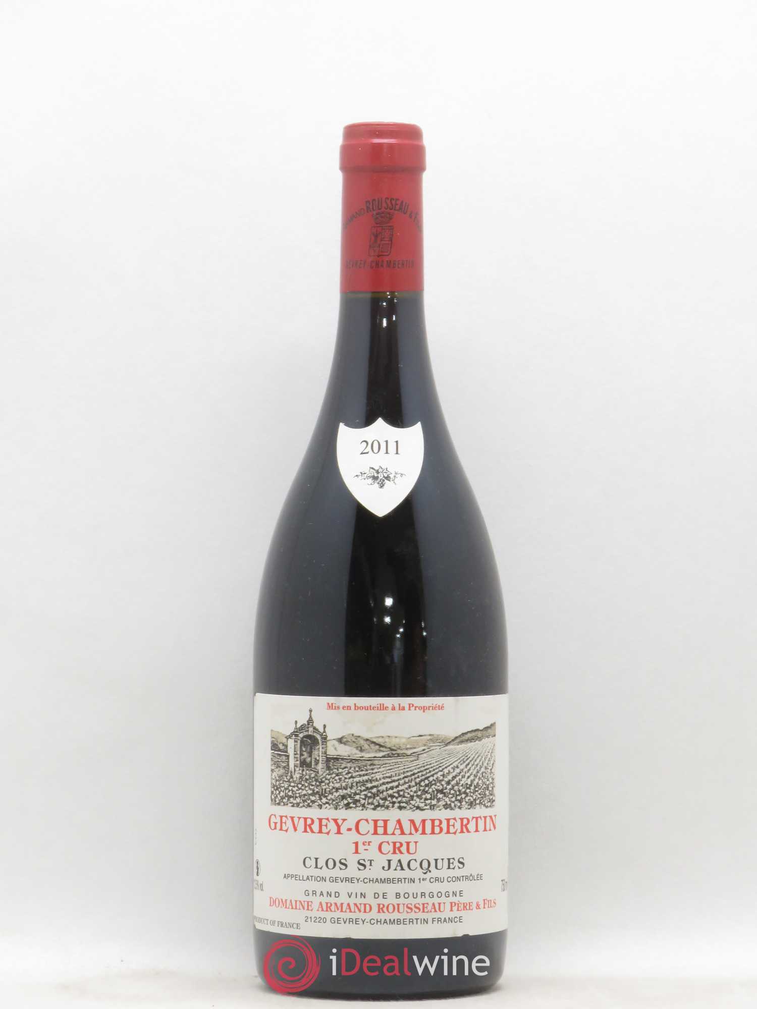 Gevrey-Chambertin 1er Cru Clos Saint-Jacques Armand Rousseau (Domaine) 2011 - Lot de 1 bouteille - 0