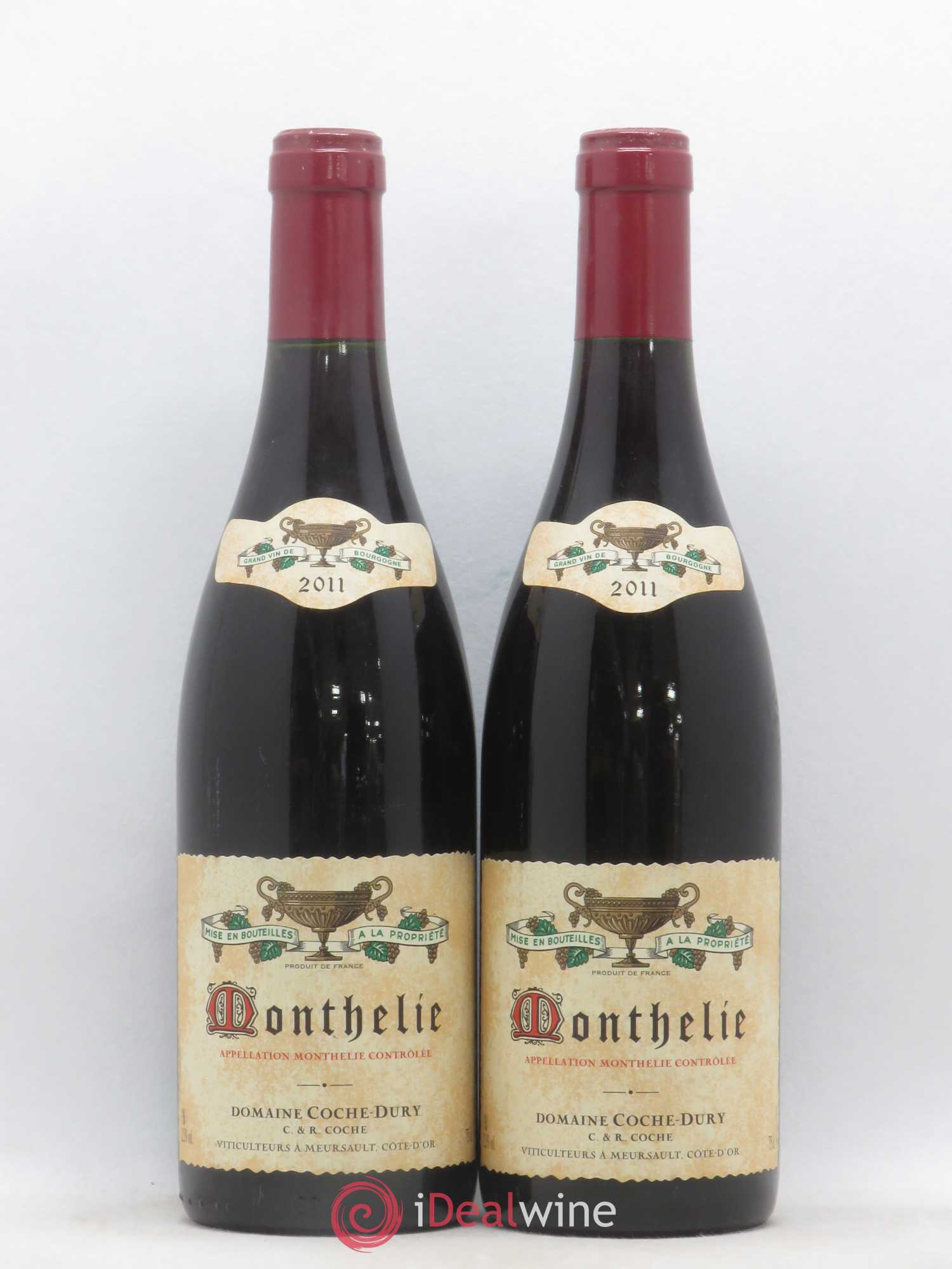 Monthélie Coche Dury (Domaine) 2011 - Lot de 2 bouteilles - 0