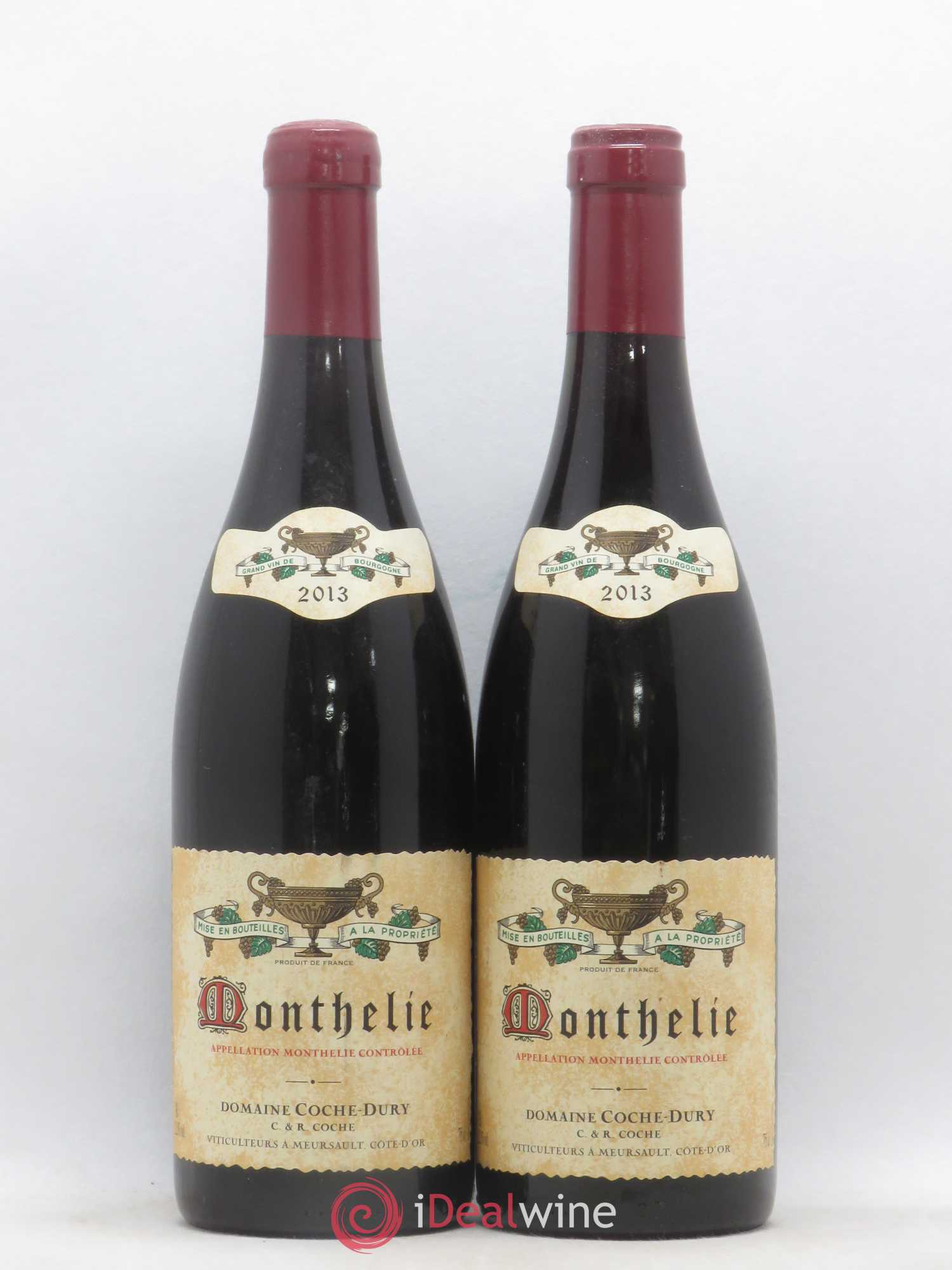 Monthélie Coche Dury (Domaine) 2013 - Lot de 2 bouteilles - 0