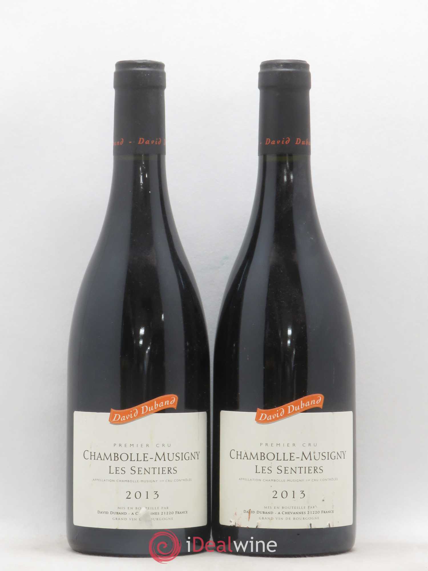 Chambolle-Musigny 1er Cru Les Sentiers David Duband (Domaine) 2013 - Lot de 2 bouteilles - 0
