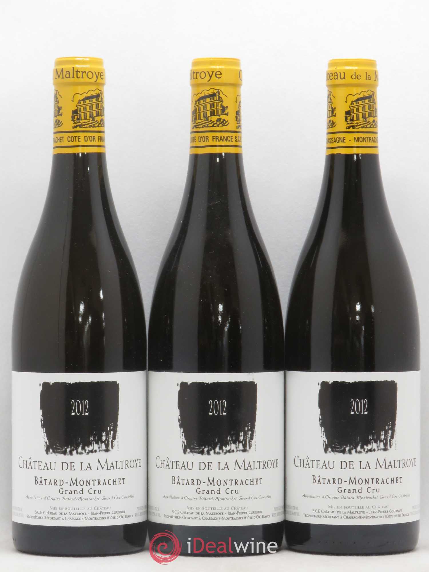 Bâtard-Montrachet Grand Cru Château de la Maltroye 2012 - Lot de 3 bouteilles - 0