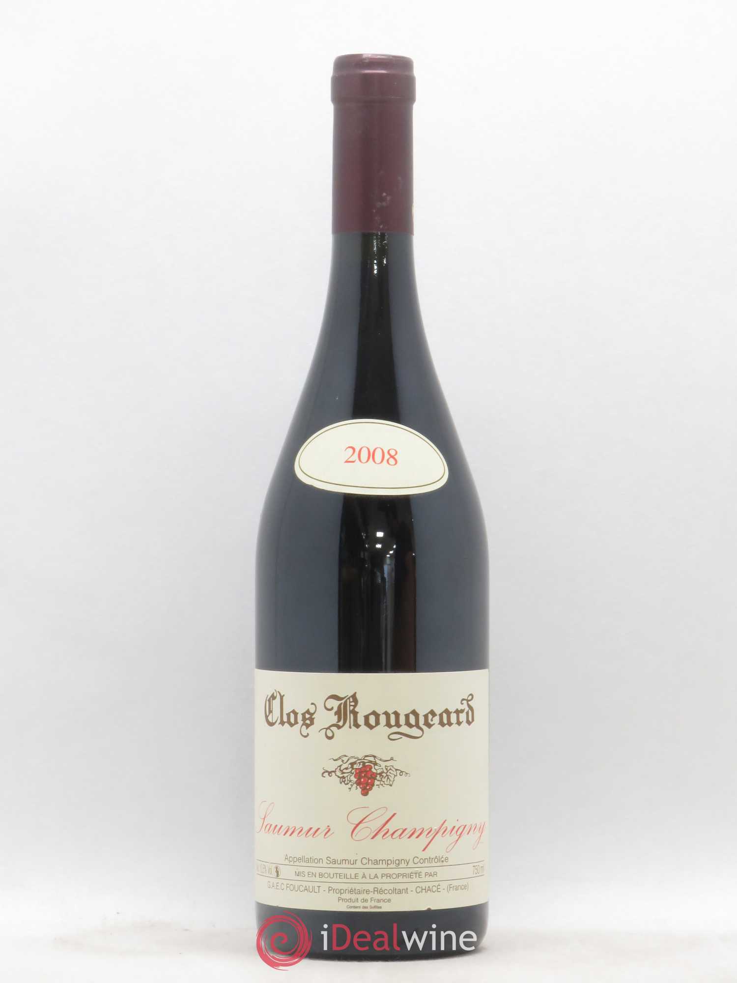 Saumur-Champigny Clos Rougeard 2008 - Lot de 1 bouteille - 0