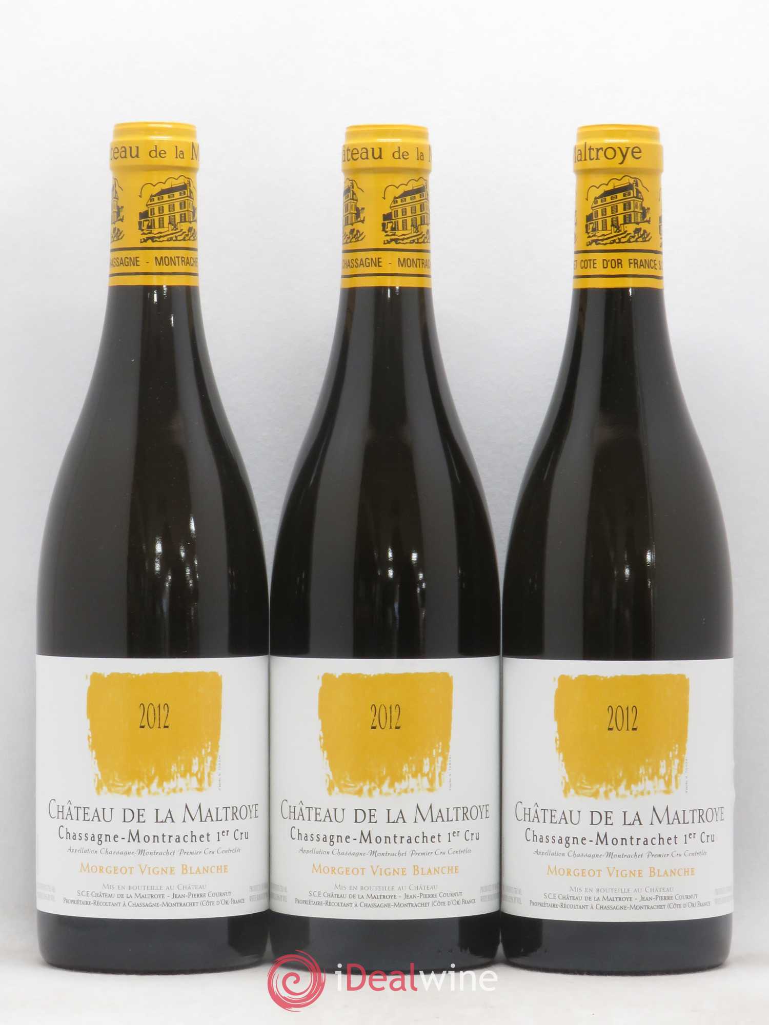 Chassagne-Montrachet 1er Cru Morgeot Vigne Blanche Château de la Maltroye (sans prix de réserve) 2012 - Lot de 6 bouteilles - 1