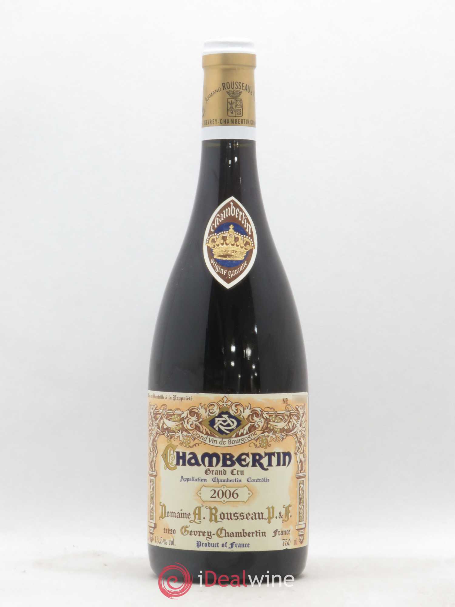 Chambertin Grand Cru Armand Rousseau (Domaine) 2006 - Lot de 1 bouteille - 0