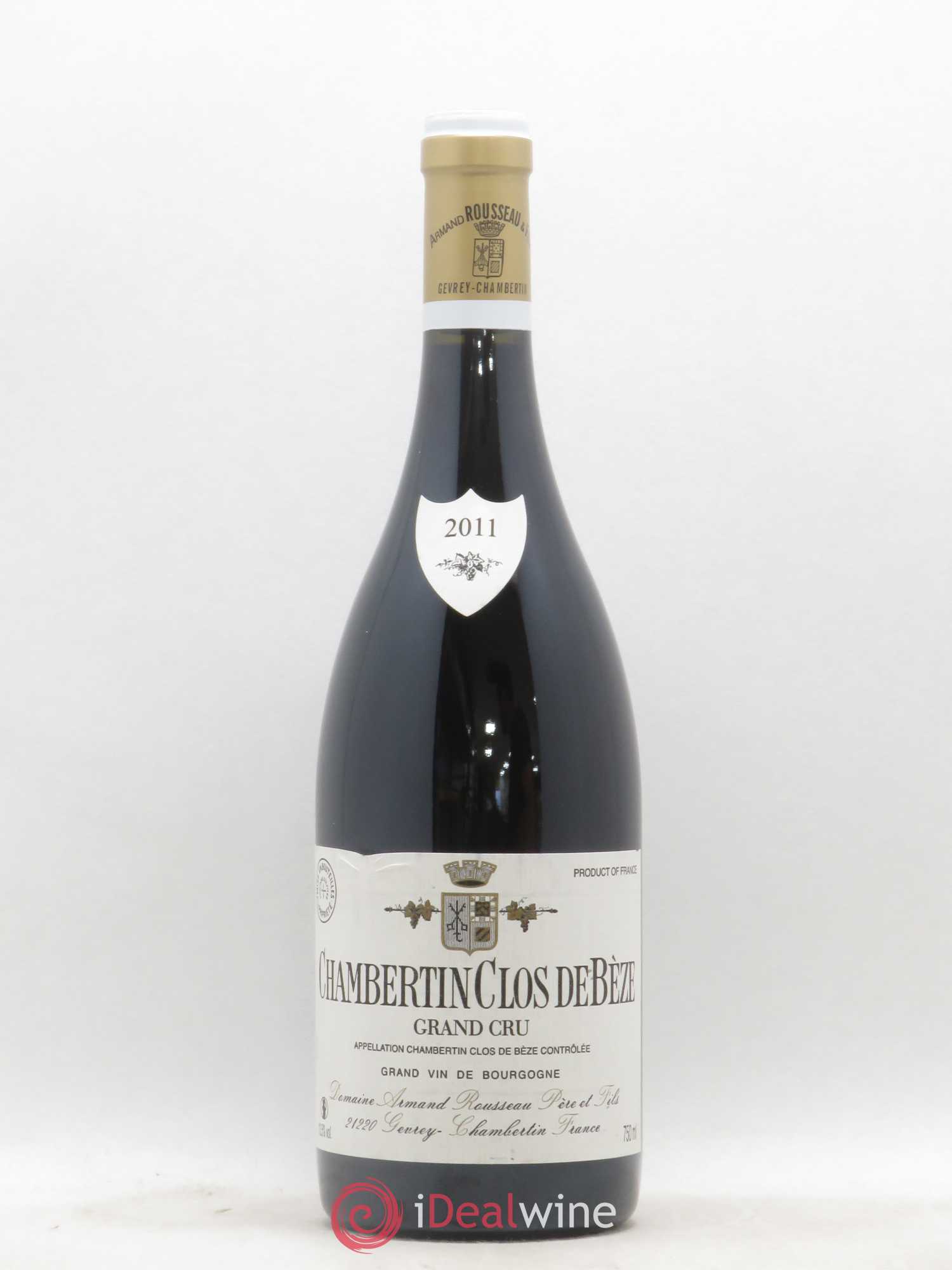Chambertin Clos de Bèze Grand Cru Armand Rousseau (Domaine) 2011 - Lot de 1 bouteille - 0
