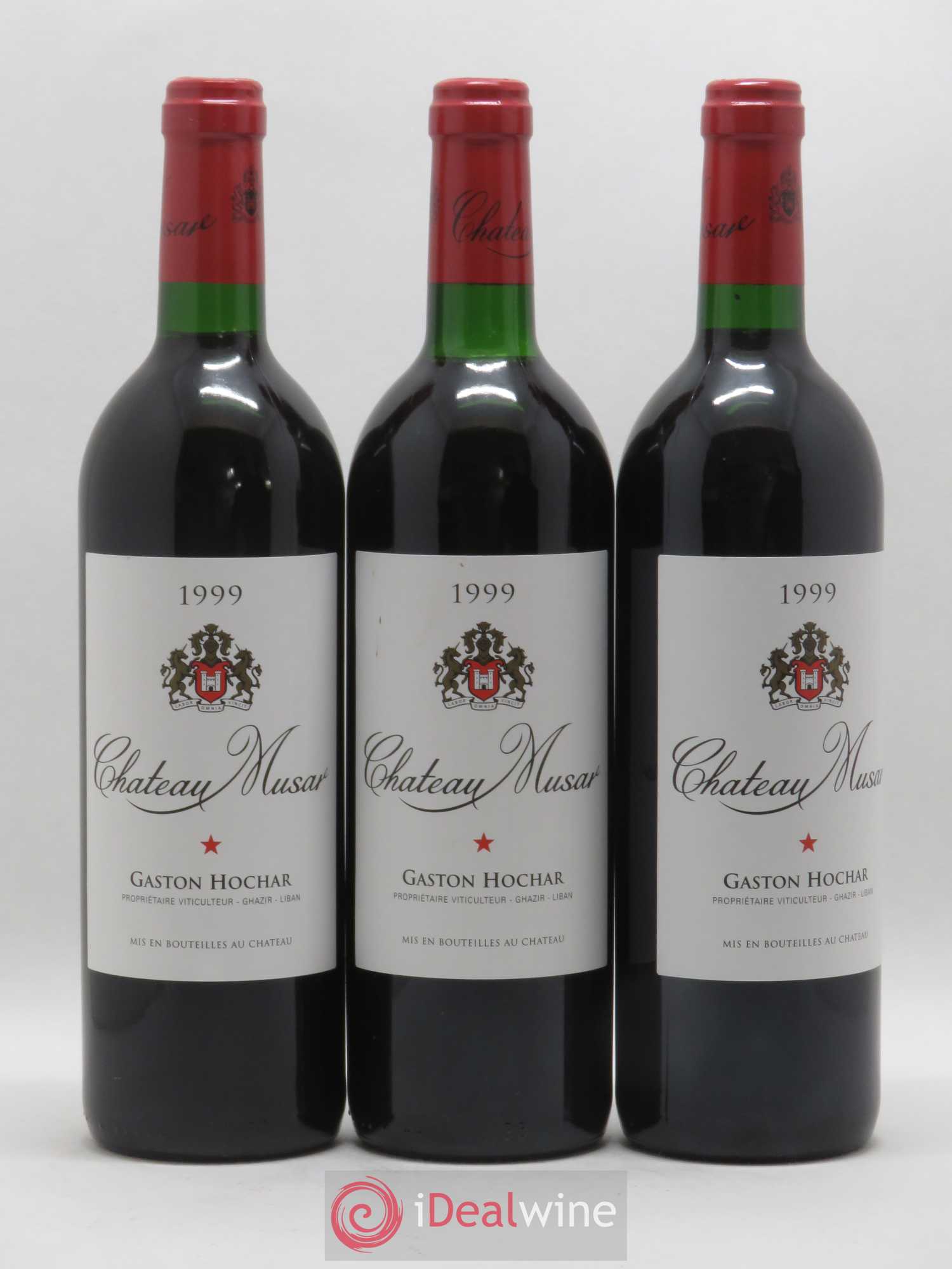 Château Musar Serge Hochar 1999 - Lot de 3 bouteilles - 0