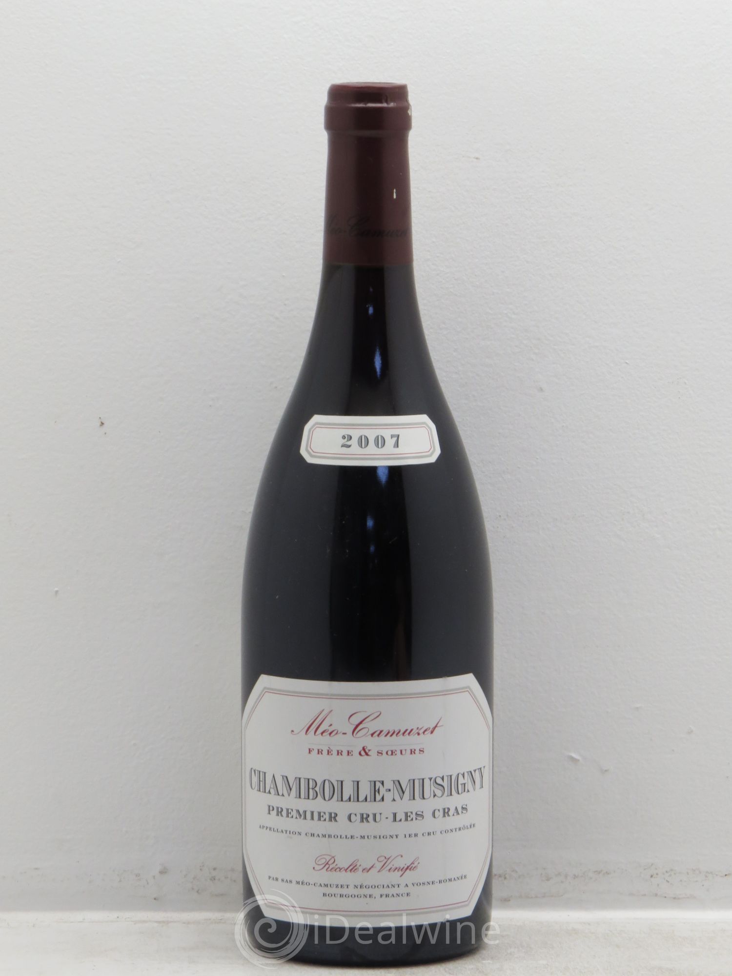 Chambolle-Musigny 1er Cru Les Cras Méo-Camuzet (Frère & Soeurs) 2007 - Lot de 1 bouteille - 0