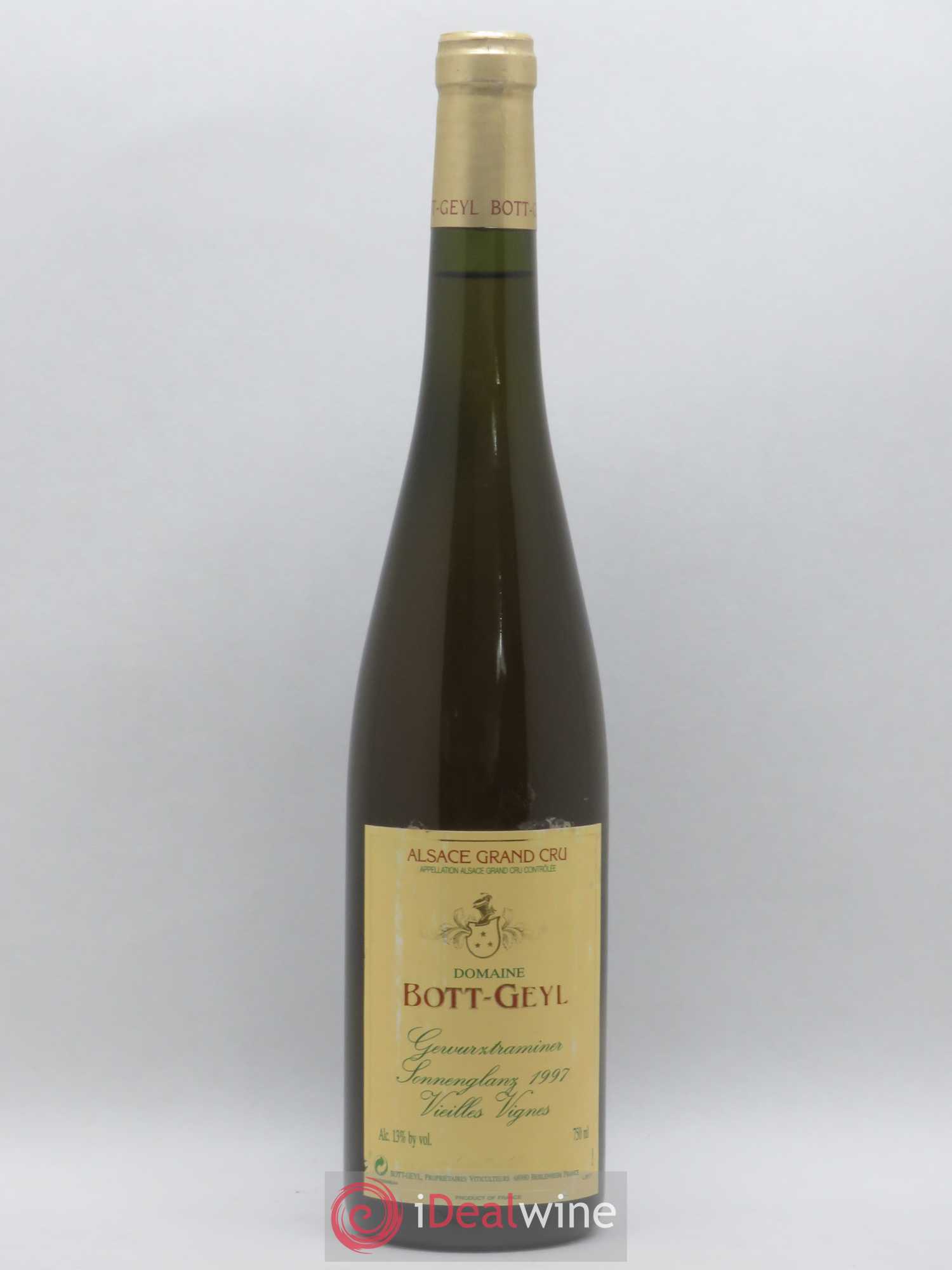 Alsace Gewurztraminer Grand Cru Sonnenglanz Bott-Geyl (Domaine) 1997 - Lotto di 1 bottiglia - 0