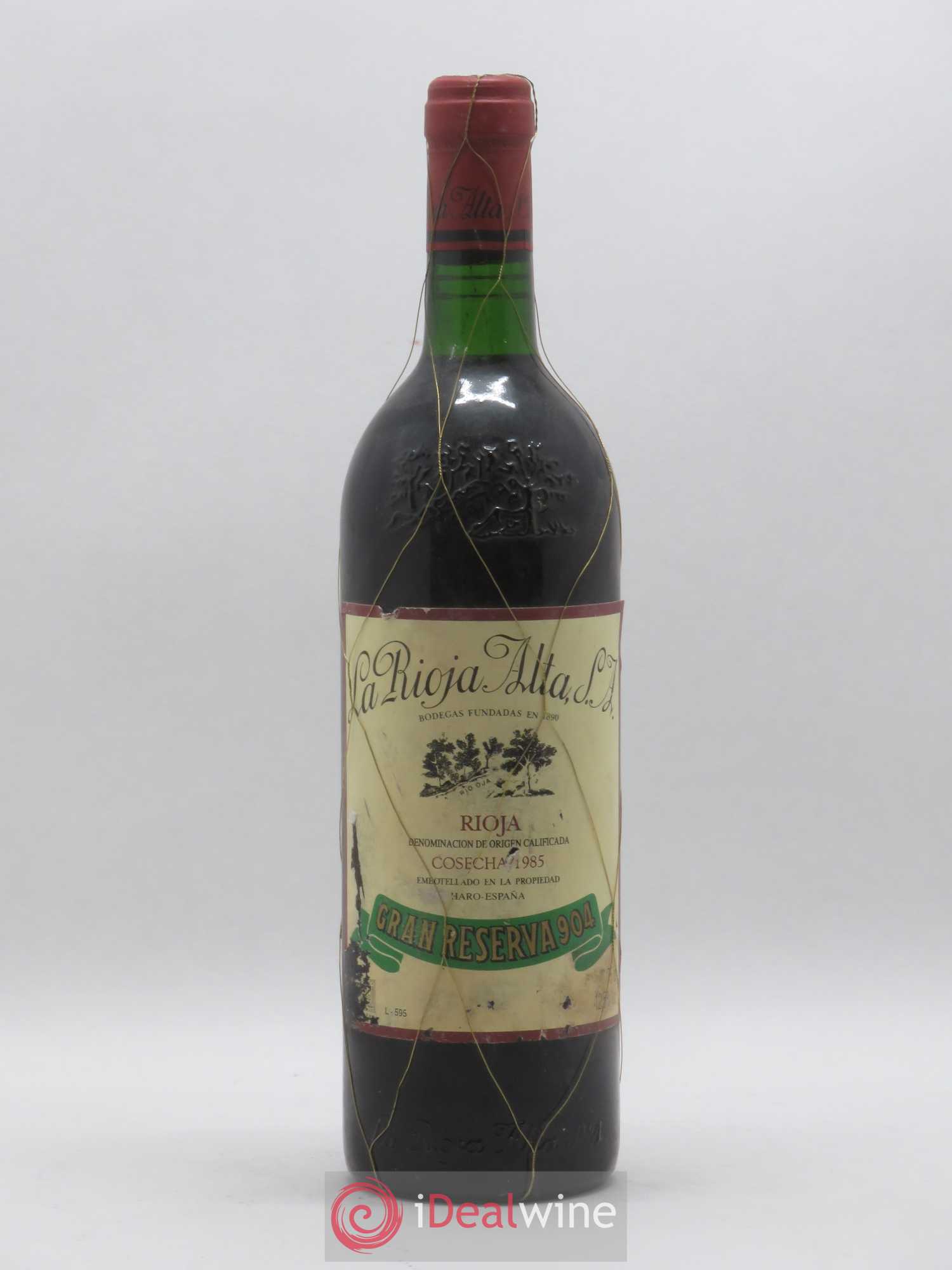 Rioja DOCa Gran Reserva 904 La Rioja Alta 1985 - Lot of 1 bottle - 0