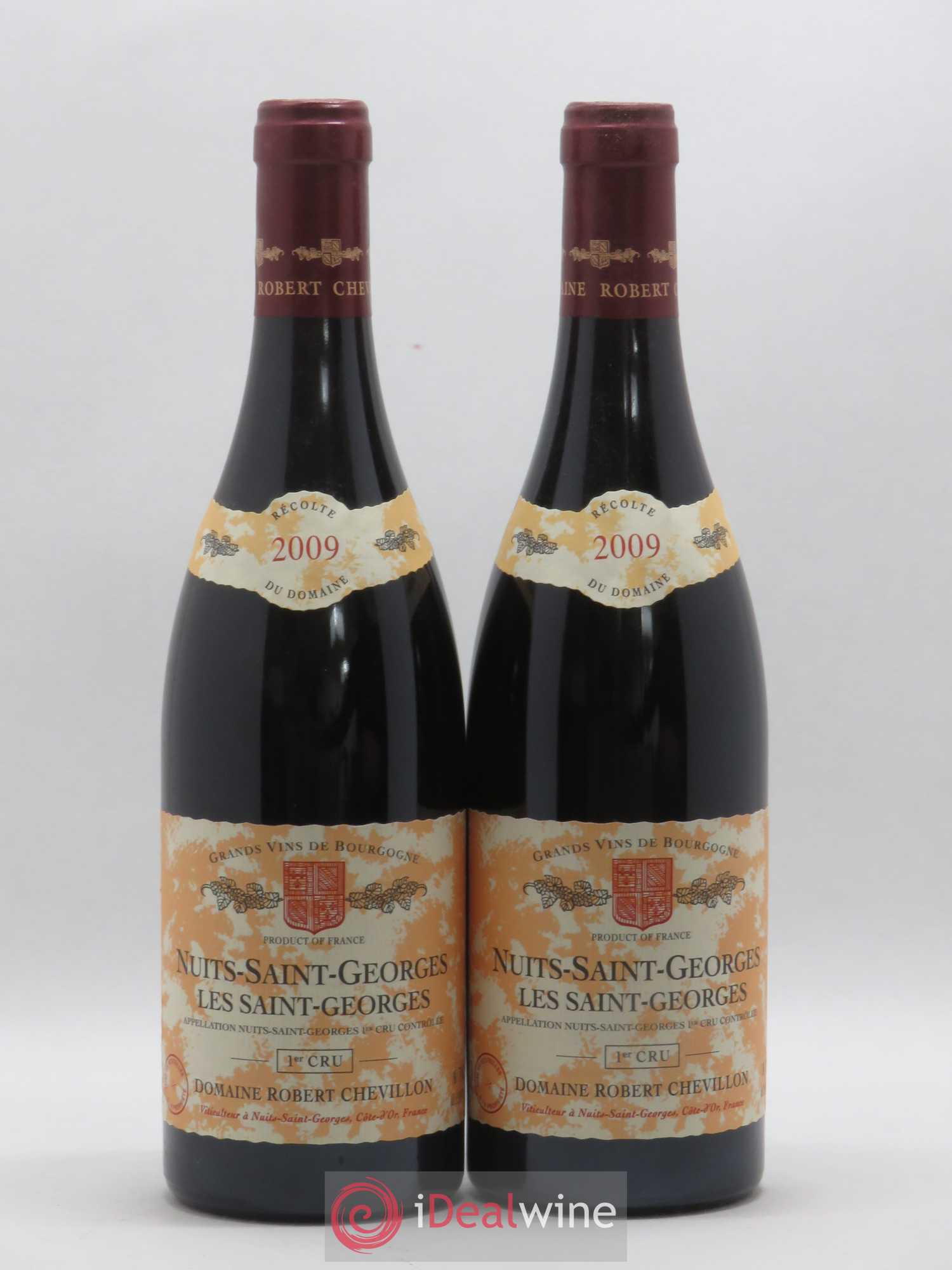 Nuits-Saint-Georges 1er Cru Les Saint Georges Robert Chevillon 2009 - Lot de 2 bouteilles - 0