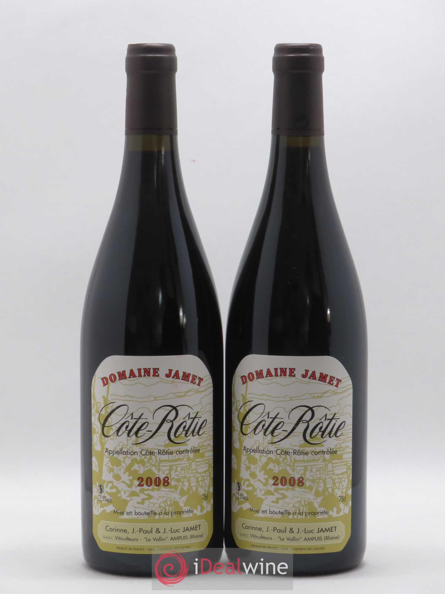 Côte-Rôtie Jamet (Domaine) 2008 - Lot de 2 bouteilles - 0