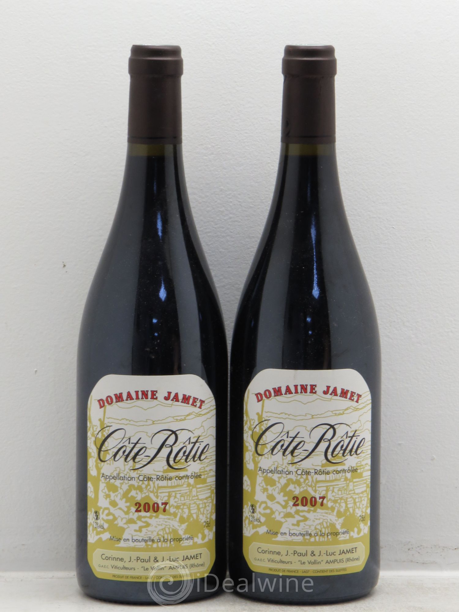 Côte-Rôtie Jamet (Domaine) 2007 - Lot de 2 bouteilles - 0