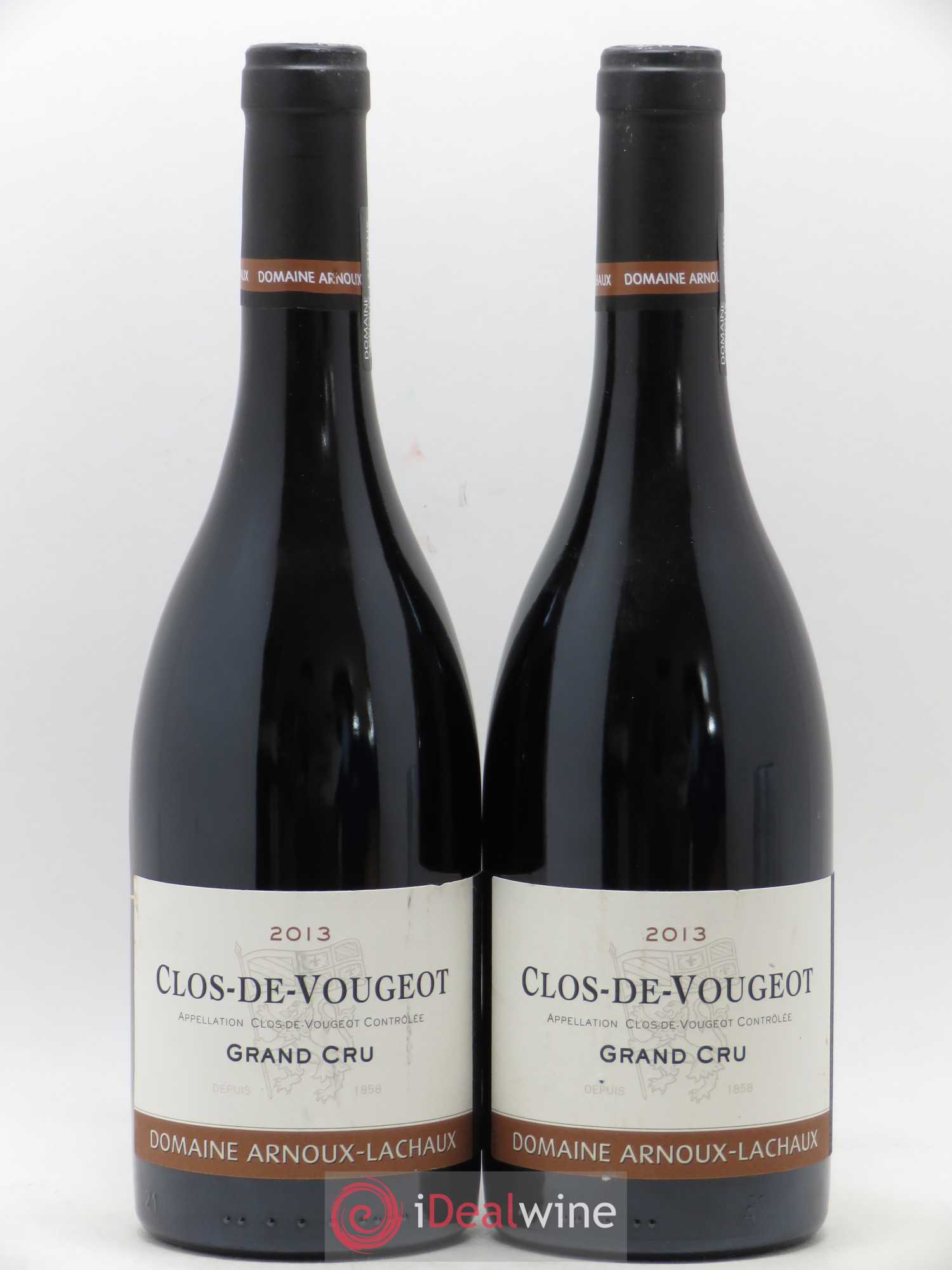 Clos de Vougeot Grand Cru Arnoux-Lachaux (Domaine) 2013 - Lot de 2 bouteilles - 0