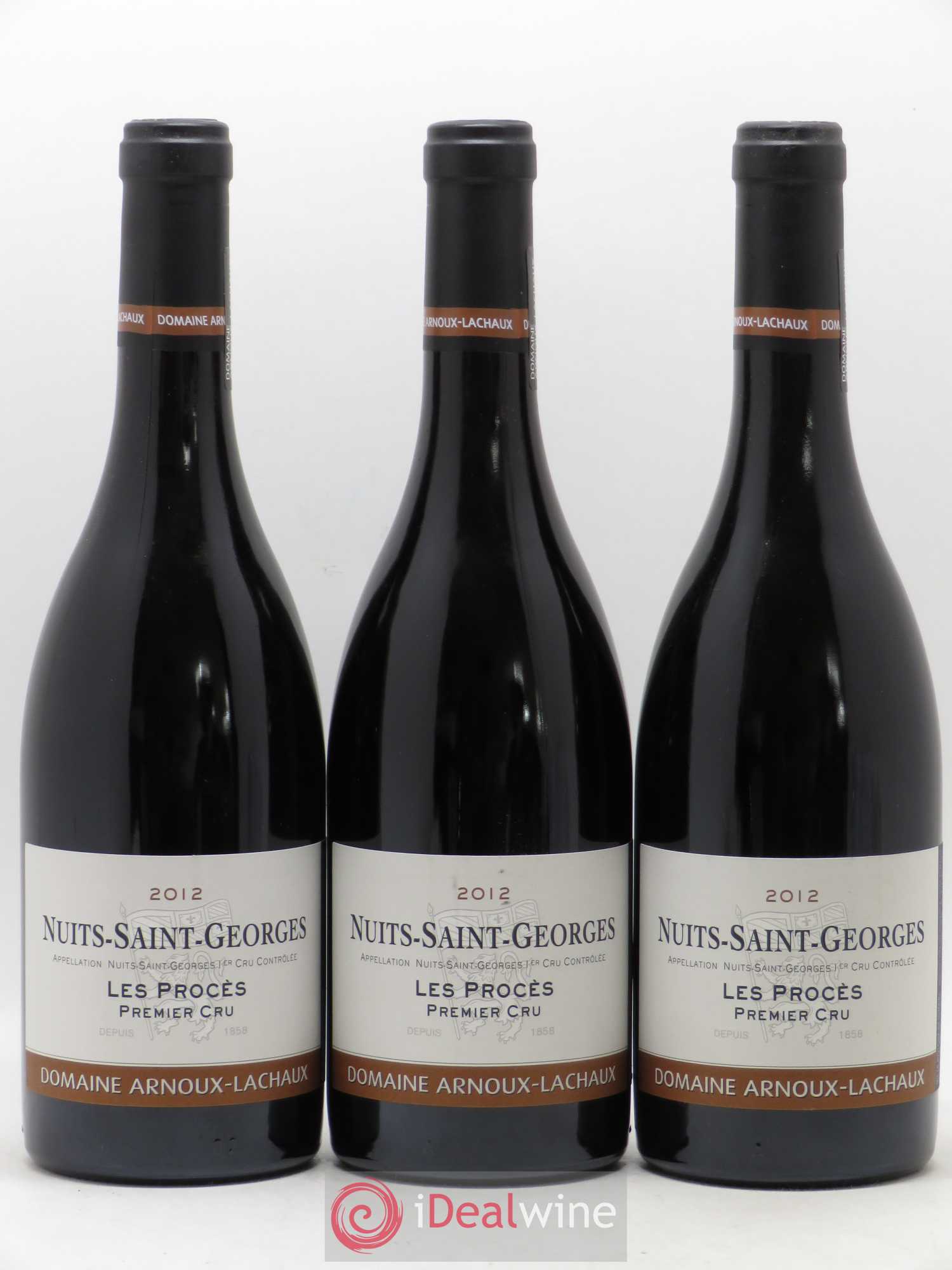 Nuits-Saint-Georges 1er Cru Les Procès Arnoux-Lachaux (Domaine) 2012 - Lot de 3 bouteilles - 0