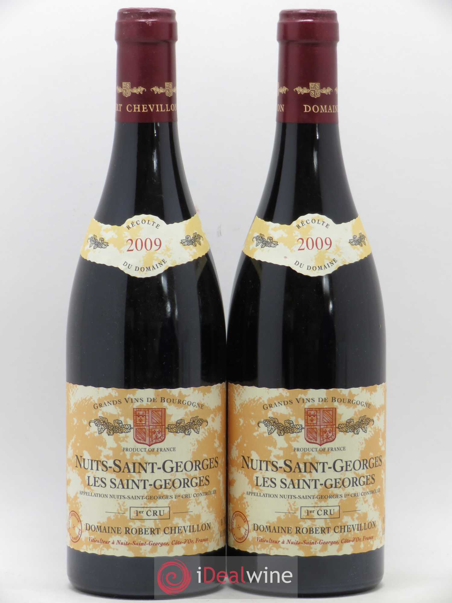 Nuits-Saint-Georges 1er Cru Les Saint Georges Robert Chevillon 2009 - Posten von 2 Flaschen - 0
