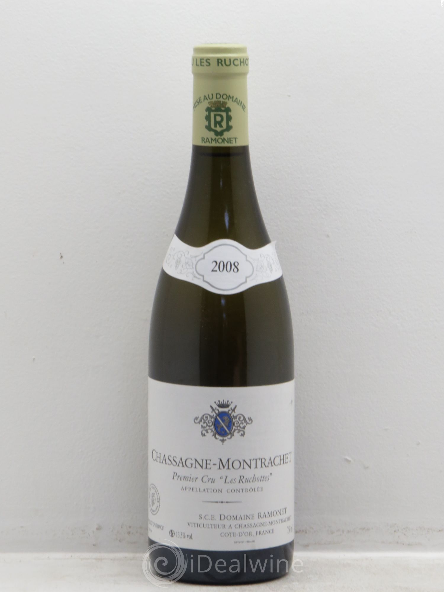 Chassagne-Montrachet 1er Cru Les Ruchottes Ramonet (Domaine) 2008 - Lot de 1 bouteille - 0