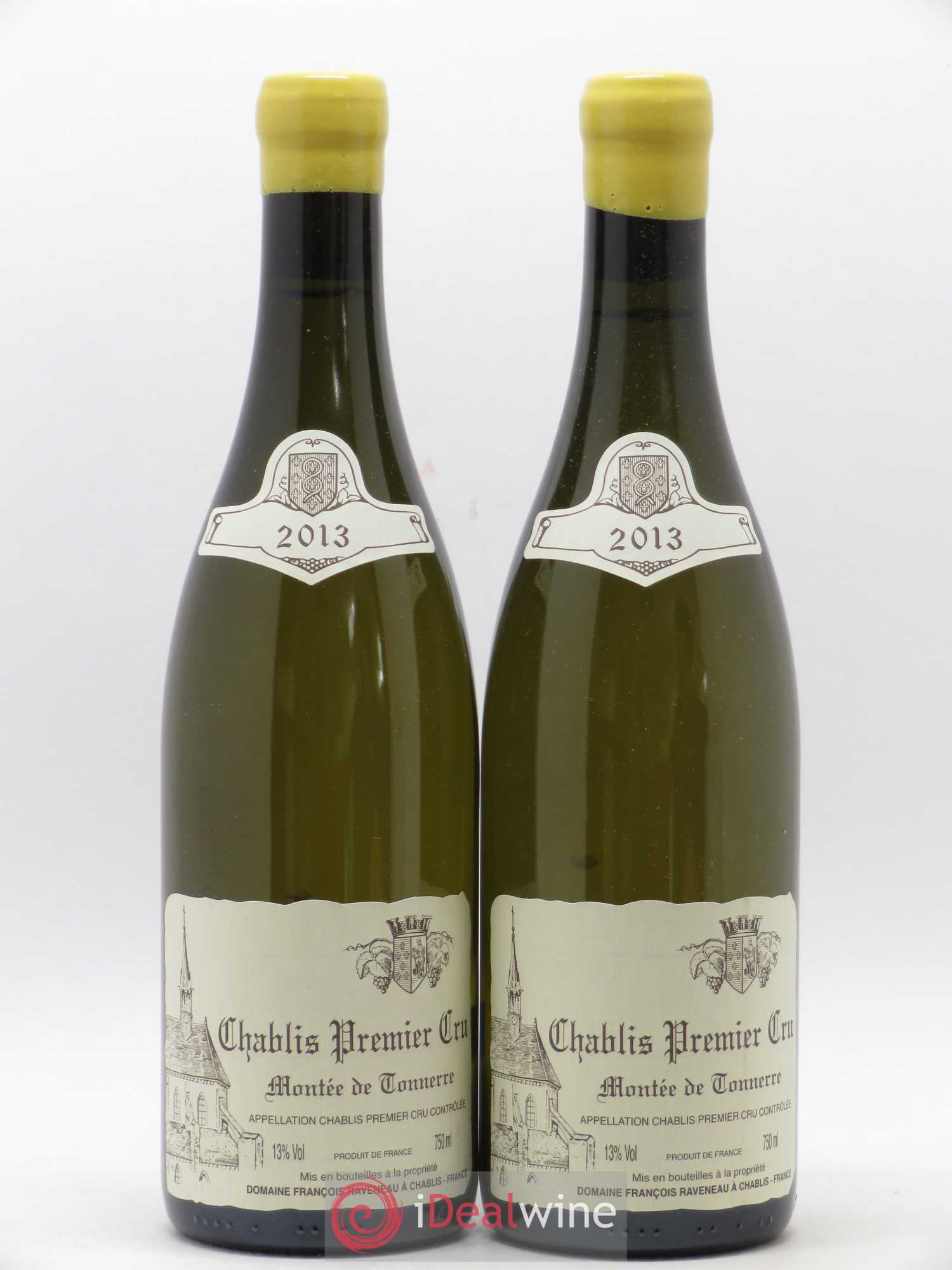 Chablis 1er Cru Montée de Tonnerre Raveneau (Domaine) 2013 - Lot de 2 bouteilles - 0