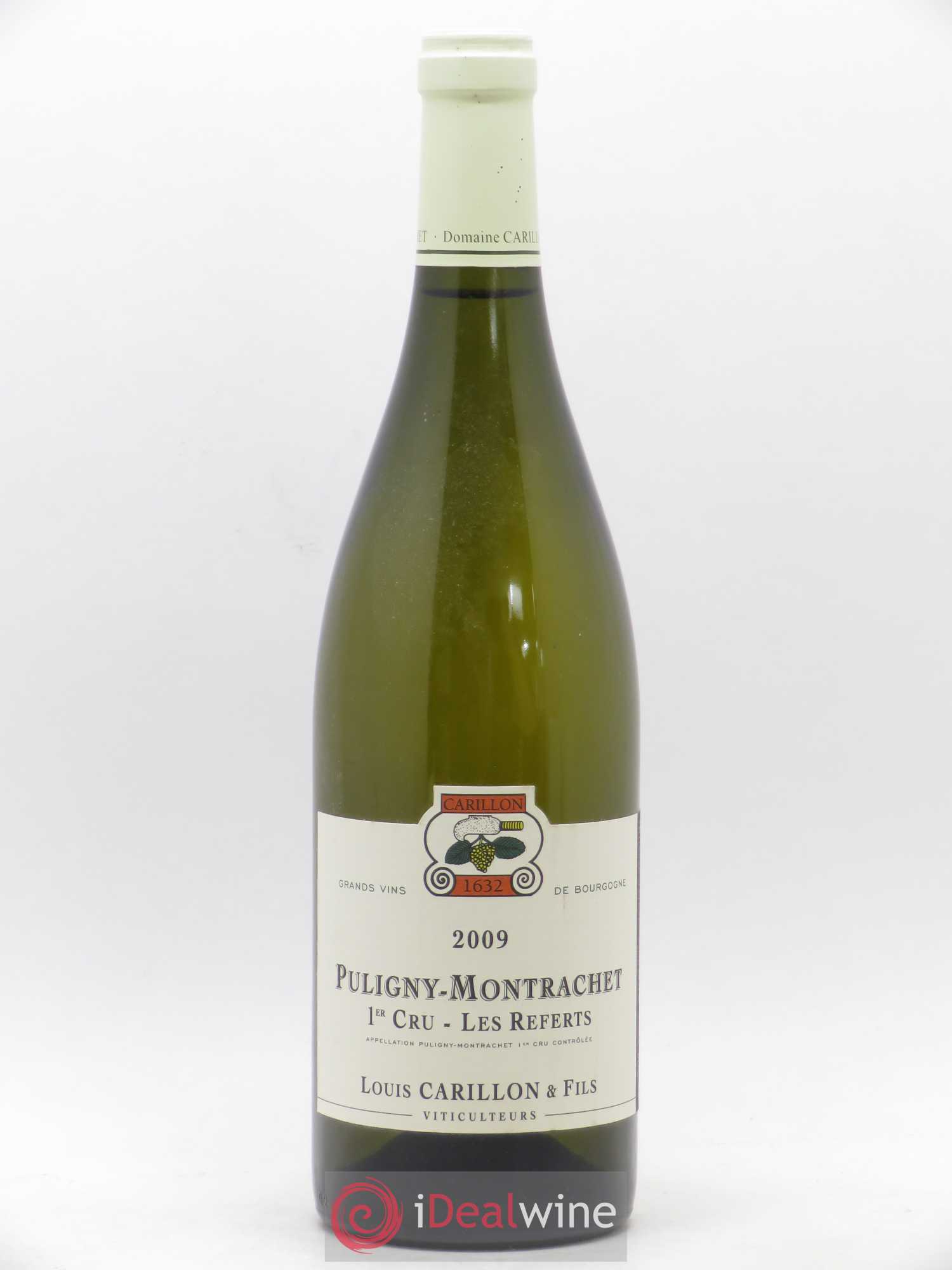 Puligny-Montrachet 1er Cru Les Referts Louis Carillon & Fils (Domaine) 2009 - Lot de 1 bouteille - 0