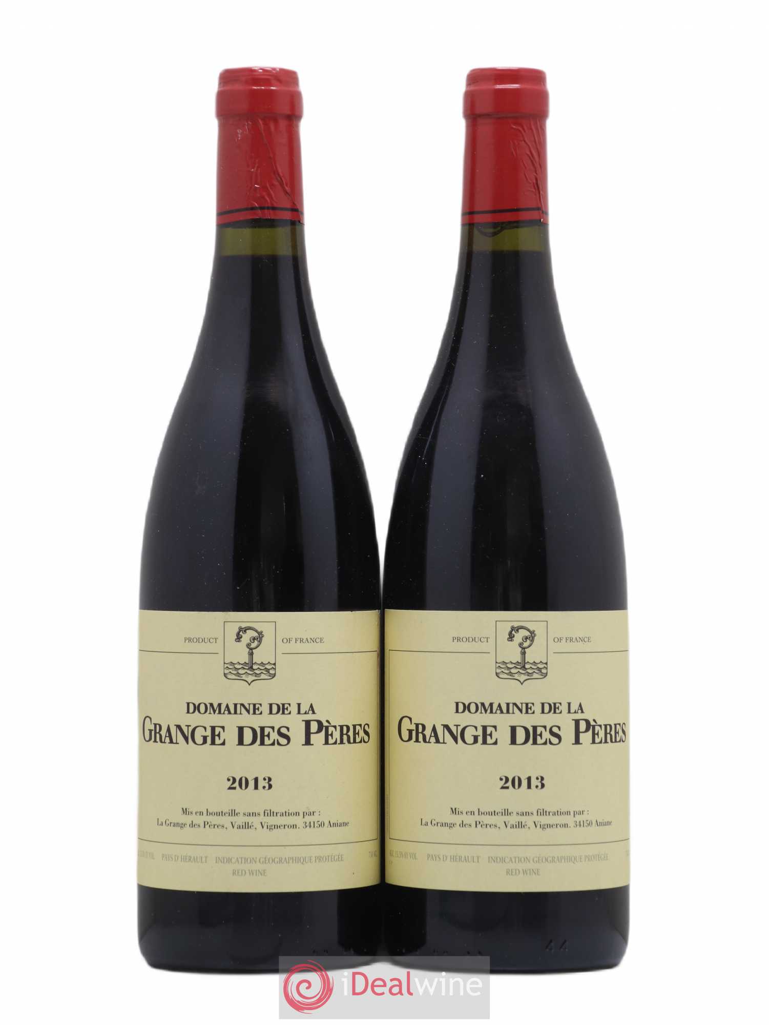 Pays d'Hérault Grange des Pères Laurent Vaillé 2013 - Lot de 2 bouteilles - 0