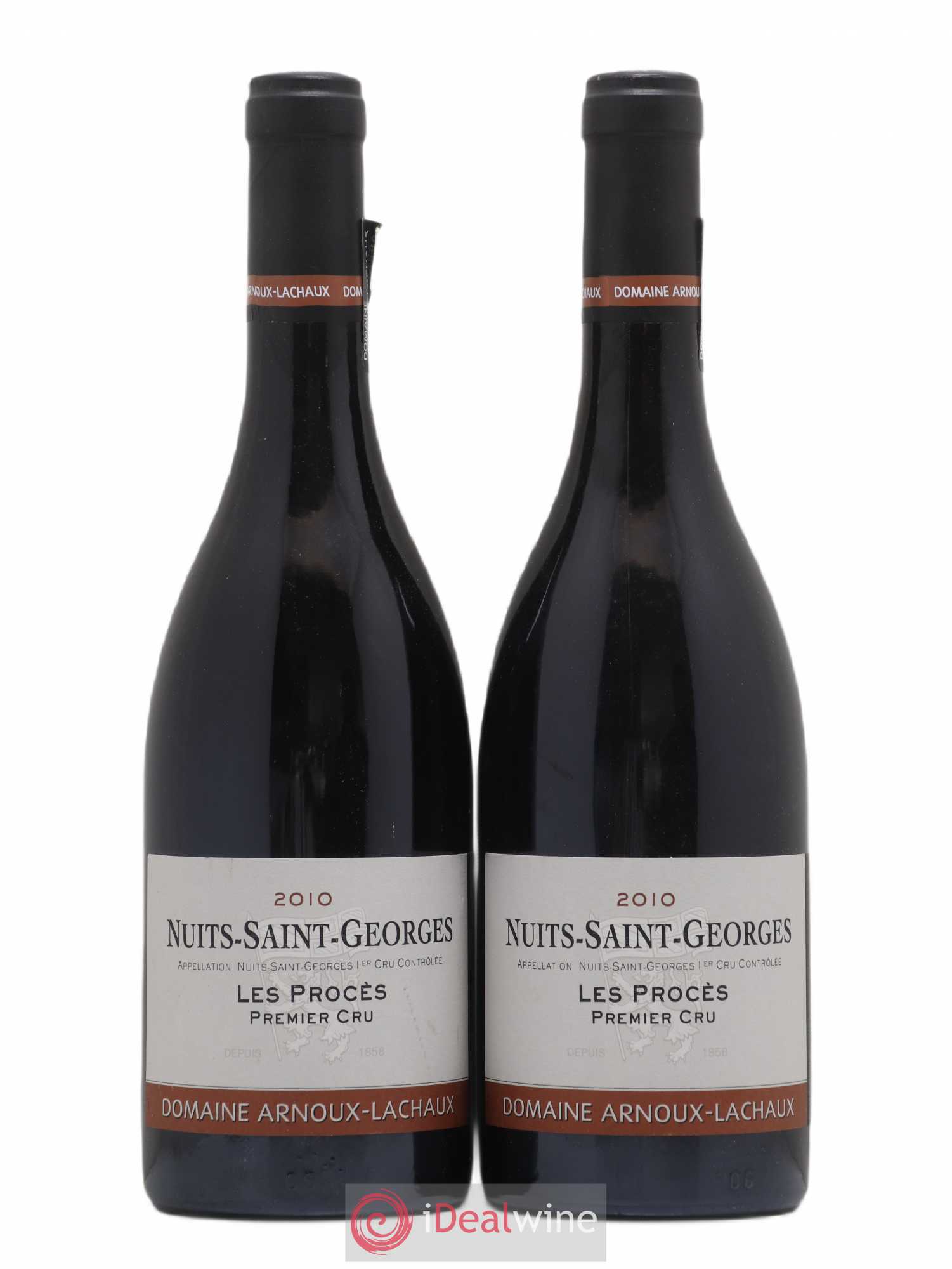 Nuits-Saint-Georges 1er Cru Les Procès Arnoux-Lachaux (Domaine) 2010 - Lot de 2 bouteilles - 0