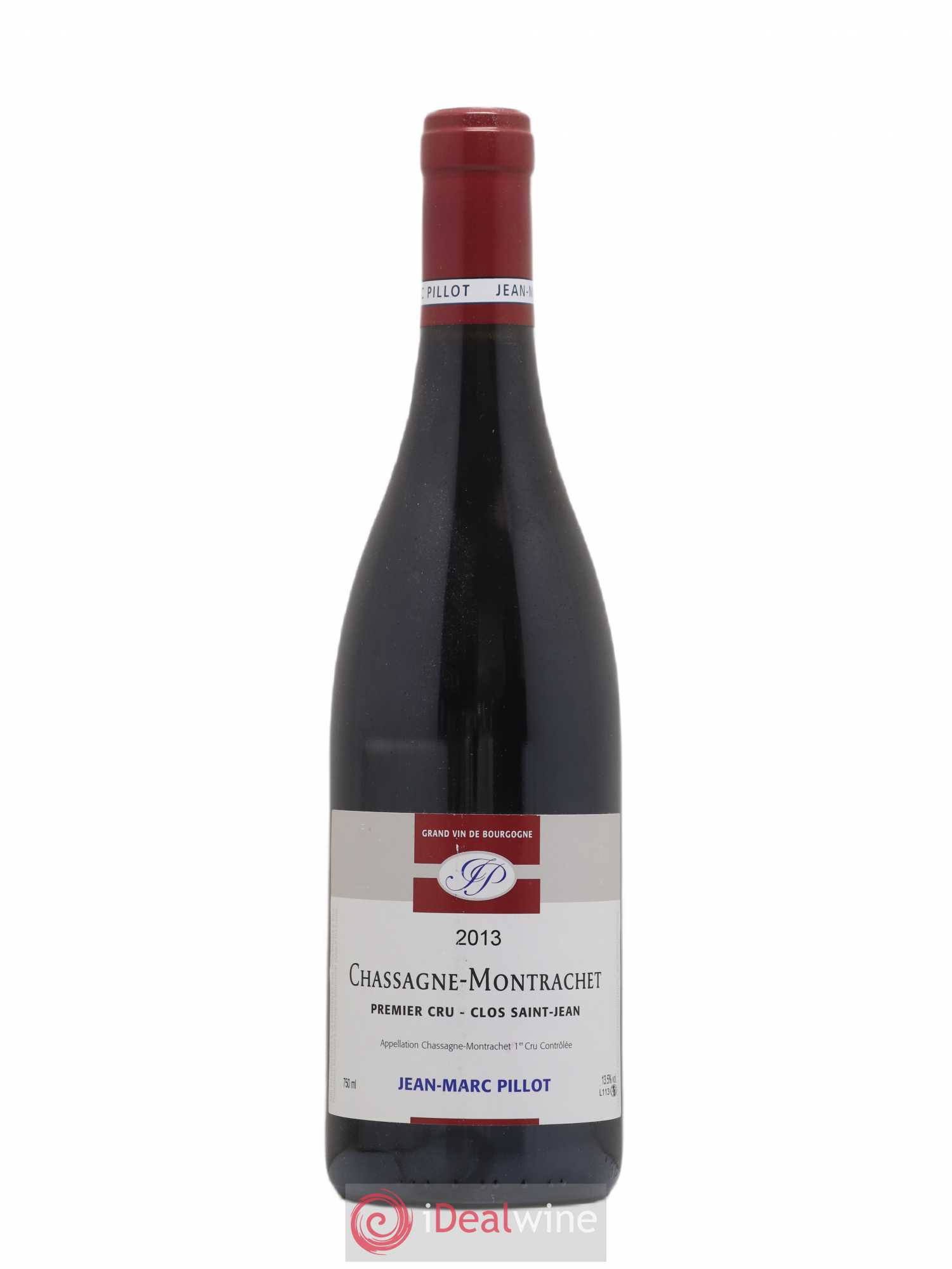 Chassagne-Montrachet 1er Cru Clos Saint-Jean Jean-Marc Pillot et Fils (Domaine) (sans prix de réserve) 2013 - Lot de 1 bouteille - 0