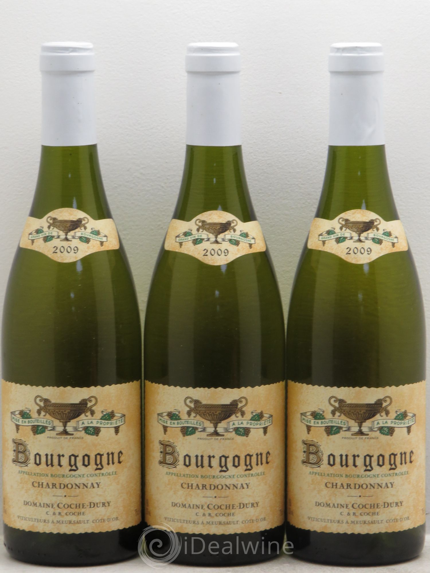 Bourgogne Coche Dury (Domaine) Chardonnay 2009 - Lot de 3 bouteilles - 0