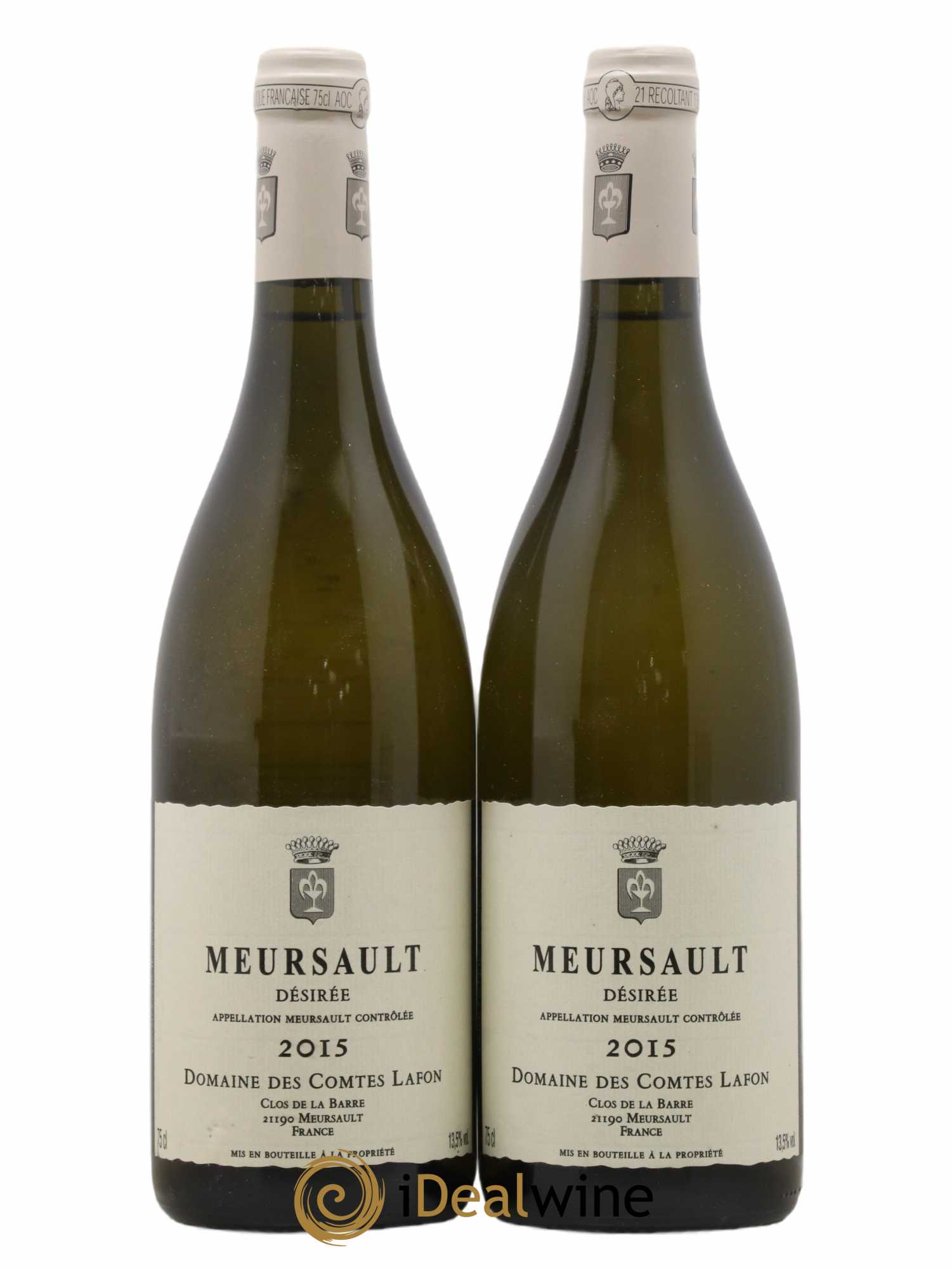Meursault Désirée Comtes Lafon (Domaine des) 2015 - Lot de 2 bouteilles - 0