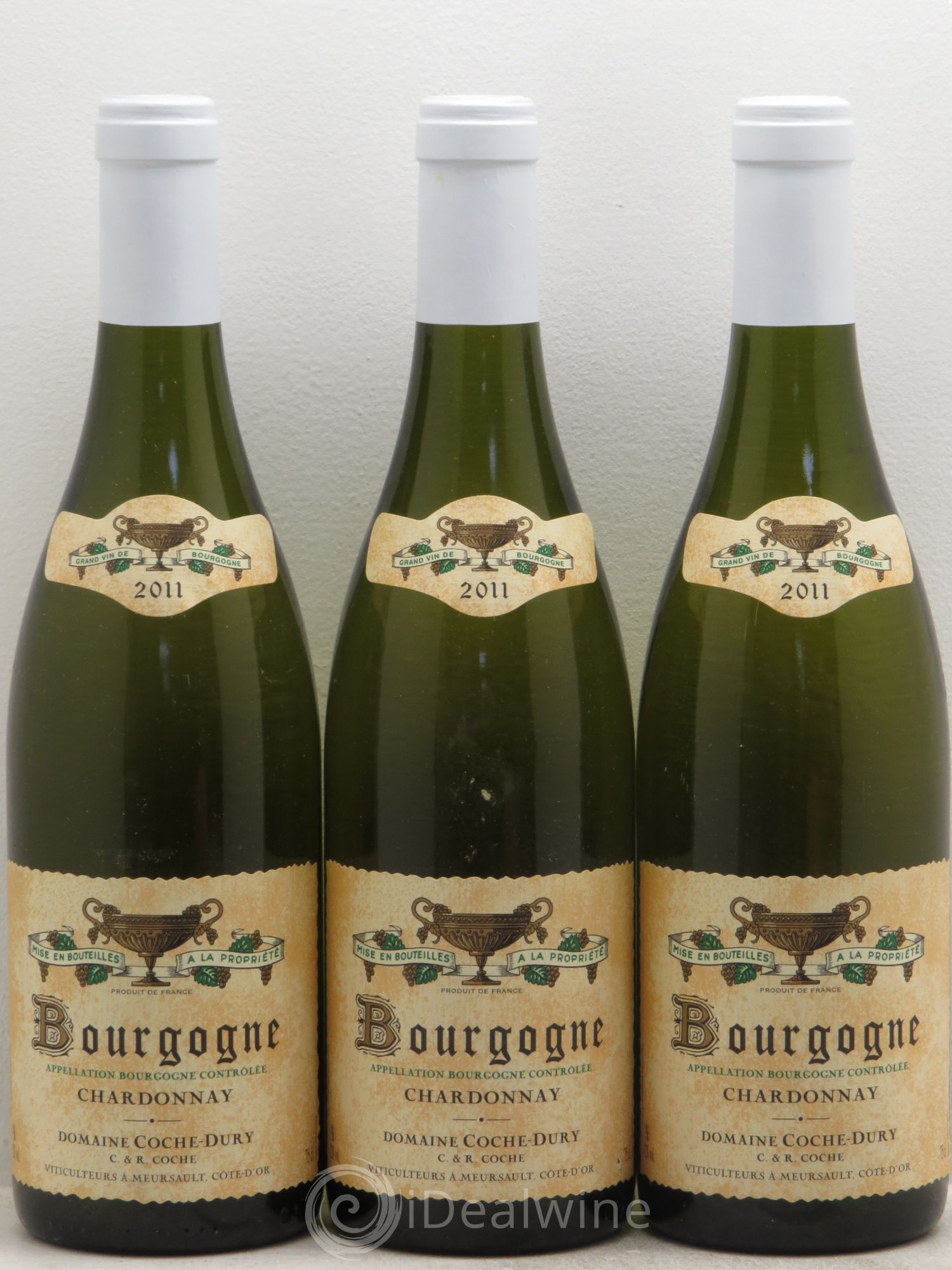 Bourgogne Coche Dury (Domaine) Chardonnay 2011 - Lot de 3 bouteilles - 0