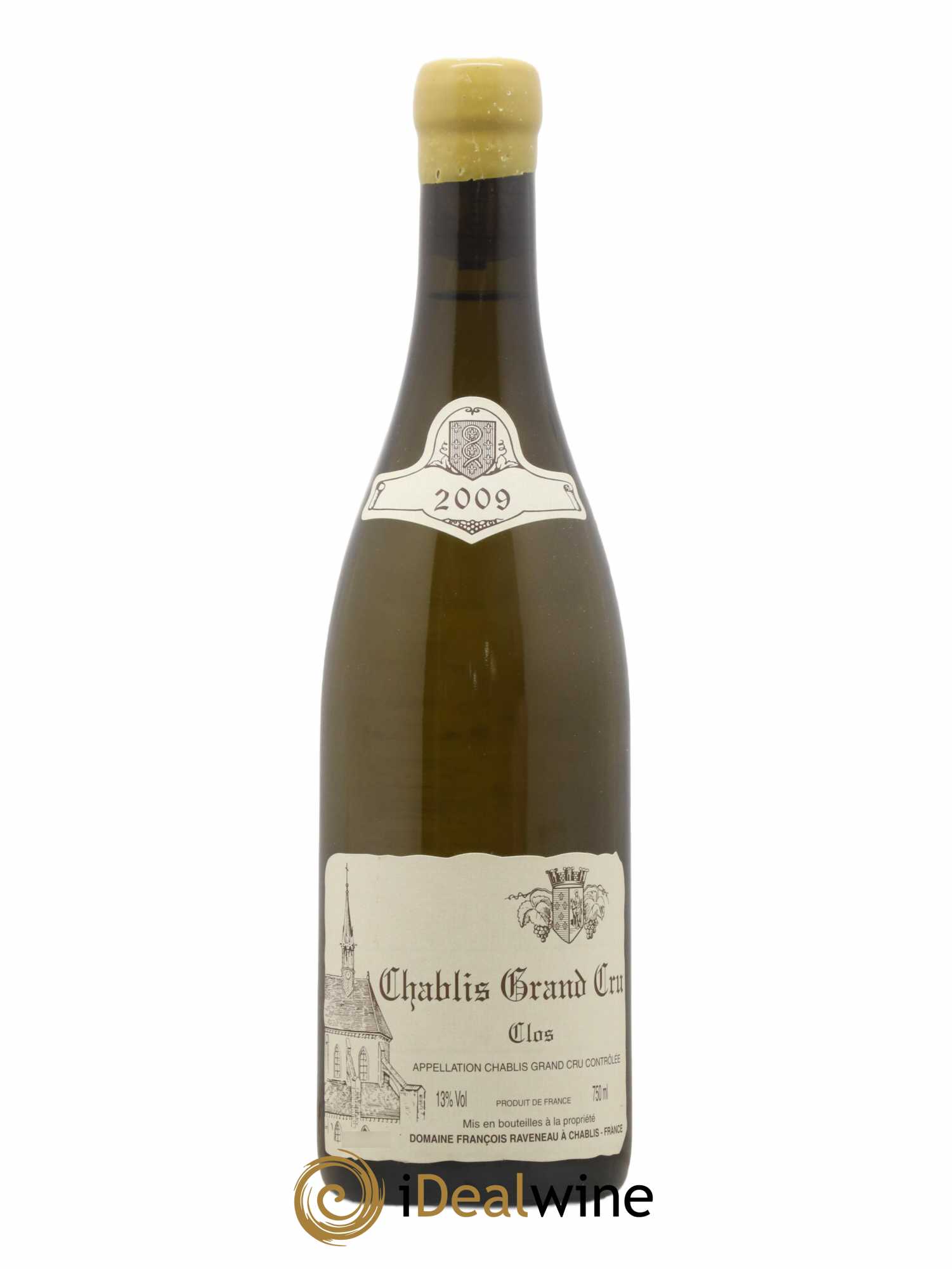 Chablis Grand Cru Clos Raveneau (Domaine) 2009 - Lot de 1 bouteille - 0
