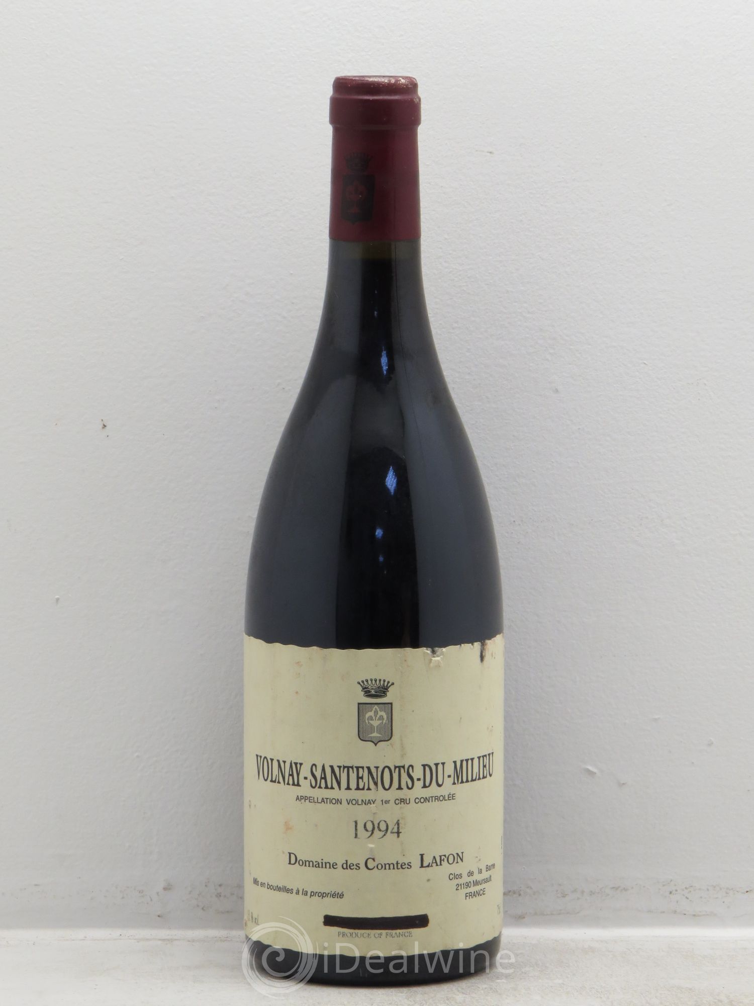 Volnay 1er Cru Santenots du Milieu Comtes Lafon (Domaine des) 1994 - Lot de 1 bouteille - 0