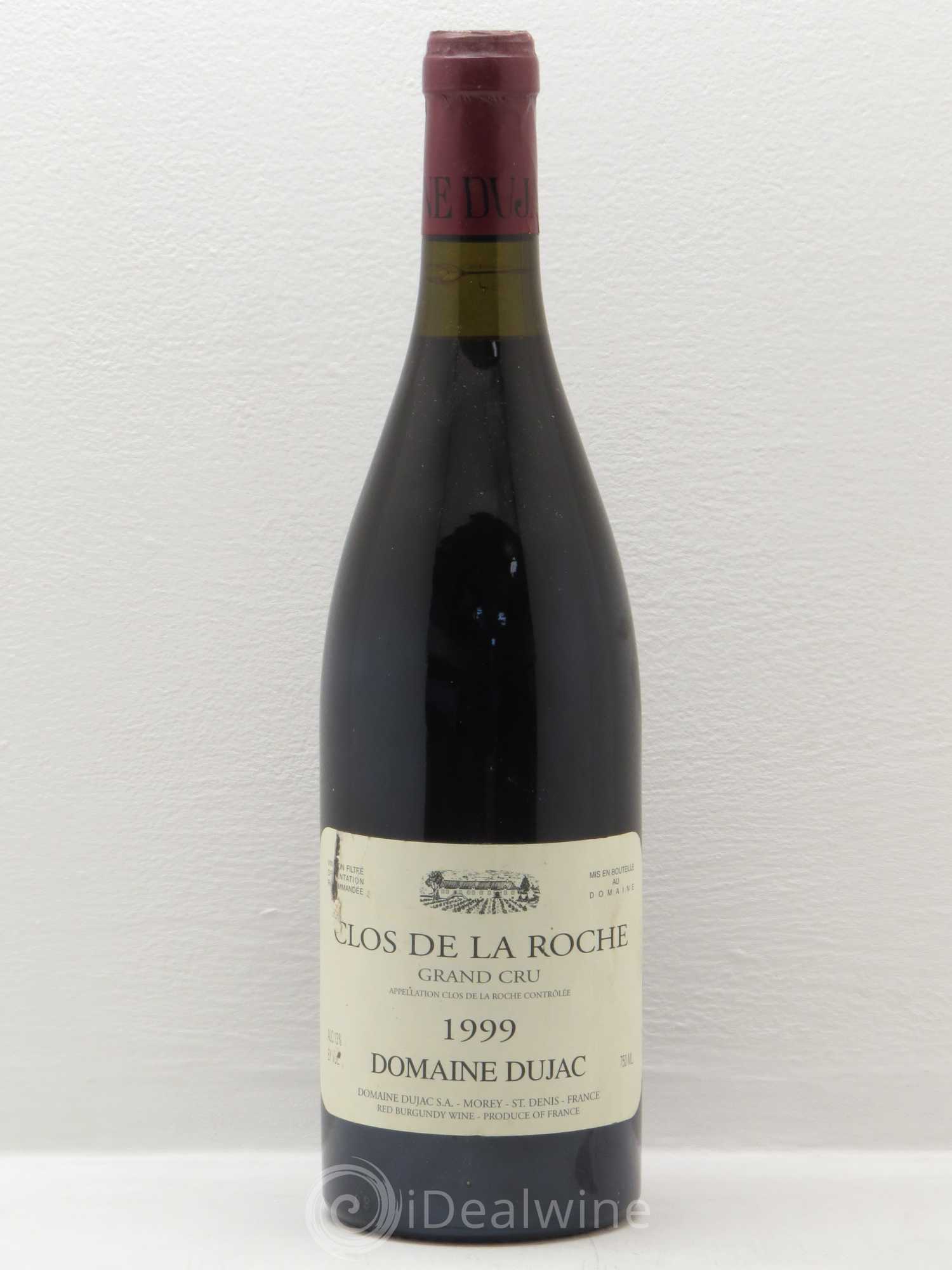 Clos de la Roche Grand Cru Dujac (Domaine) 1999 - Lot de 1 bouteille - 0