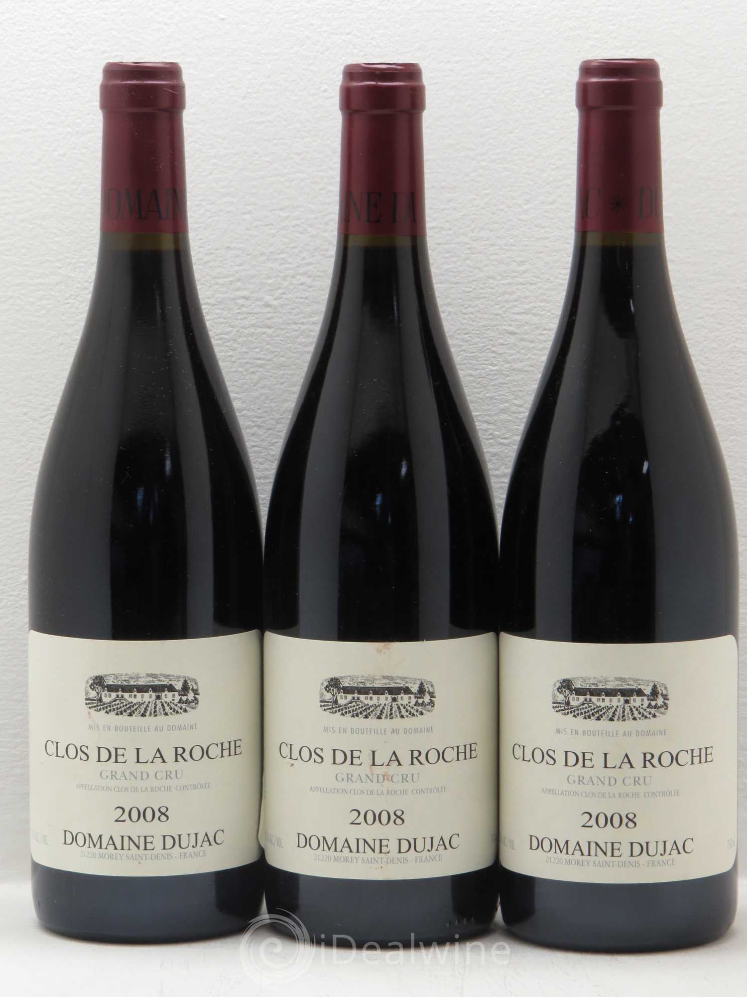 Clos de la Roche Grand Cru Dujac (Domaine) 2008 - Lot de 3 bouteilles - 0