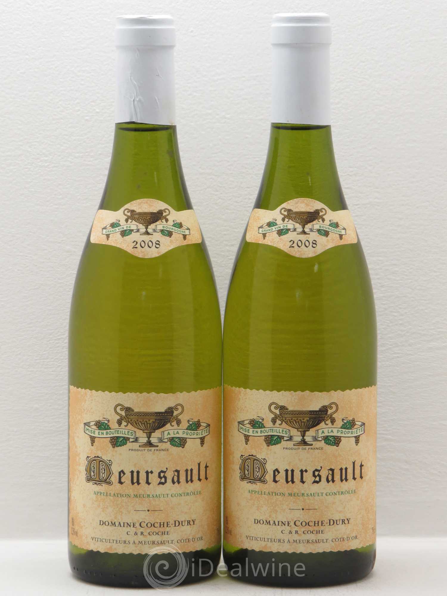 Meursault Coche Dury (Domaine) 2008 - Lot de 2 bouteilles - 0