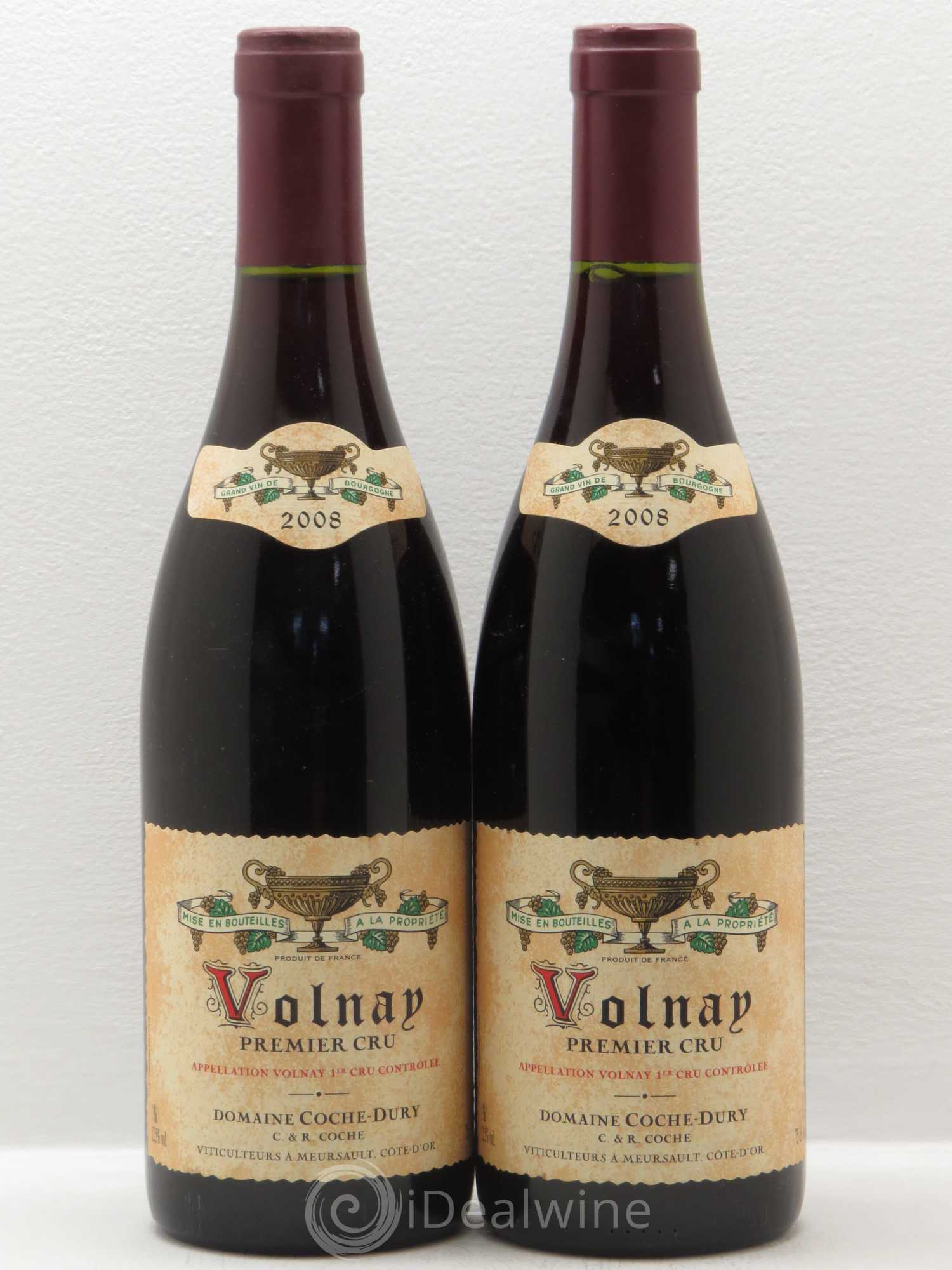 Volnay 1er Cru Coche Dury (Domaine) 2008 - Lot de 2 bouteilles - 0