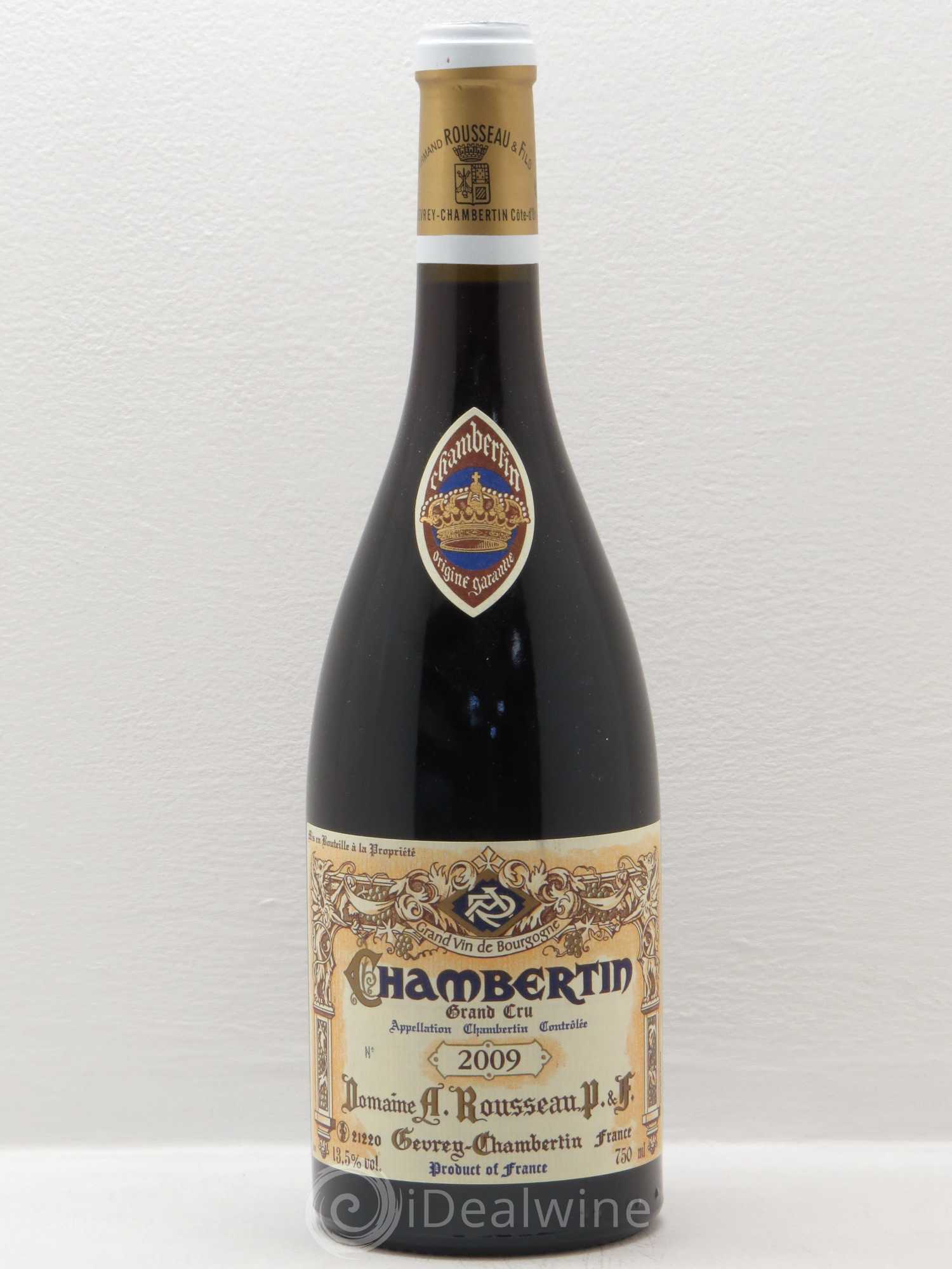 Chambertin Grand Cru Armand Rousseau (Domaine) 2009 - Lot de 1 bouteille - 0