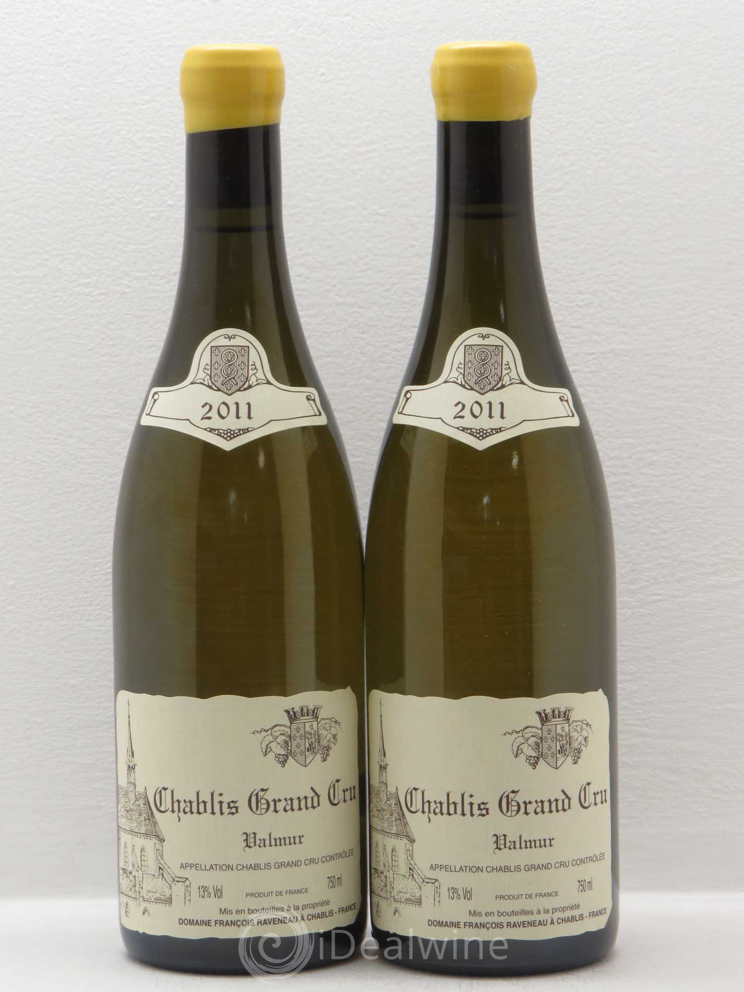 Chablis Grand Cru Valmur Raveneau (Domaine) 2011 - Lot de 2 bouteilles - 0