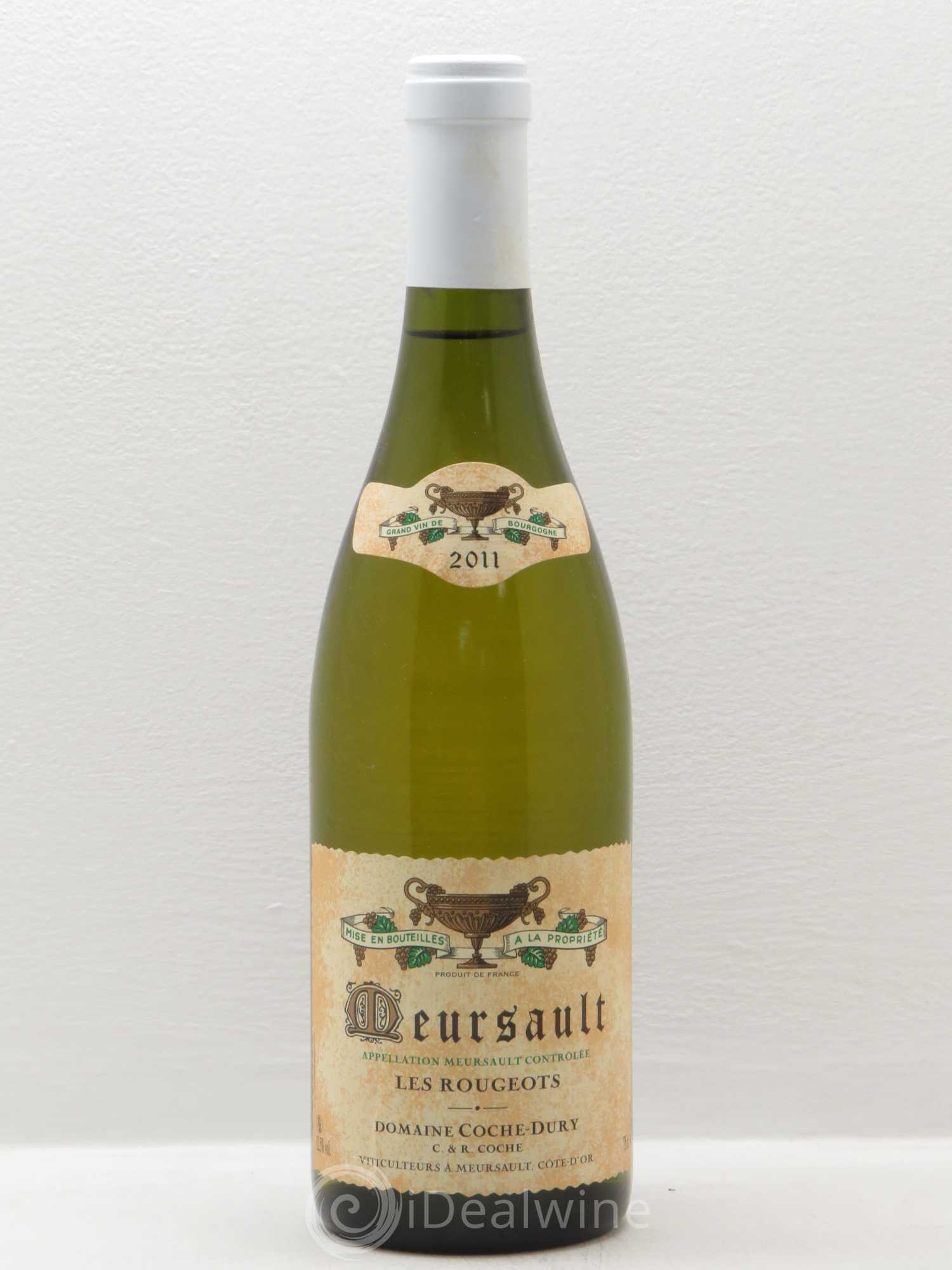 Meursault Les Rougeots Coche Dury (Domaine) 2011 - Lot de 1 bouteille - 0