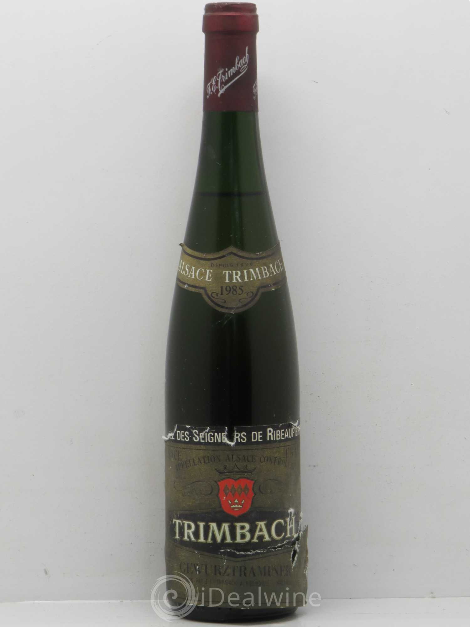 Alsace Gewurztraminer Seigneurs de Ribeaupierre Trimbach (Domaine) 1985 - Lot de 1 bouteille - 0