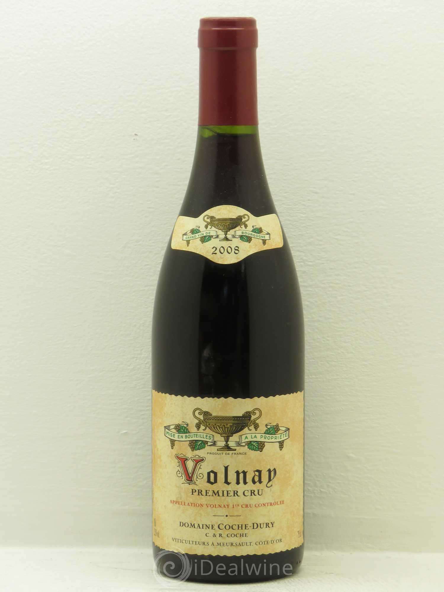 Volnay 1er Cru Coche Dury (Domaine) 2008 - Lot de 1 bouteille - 0