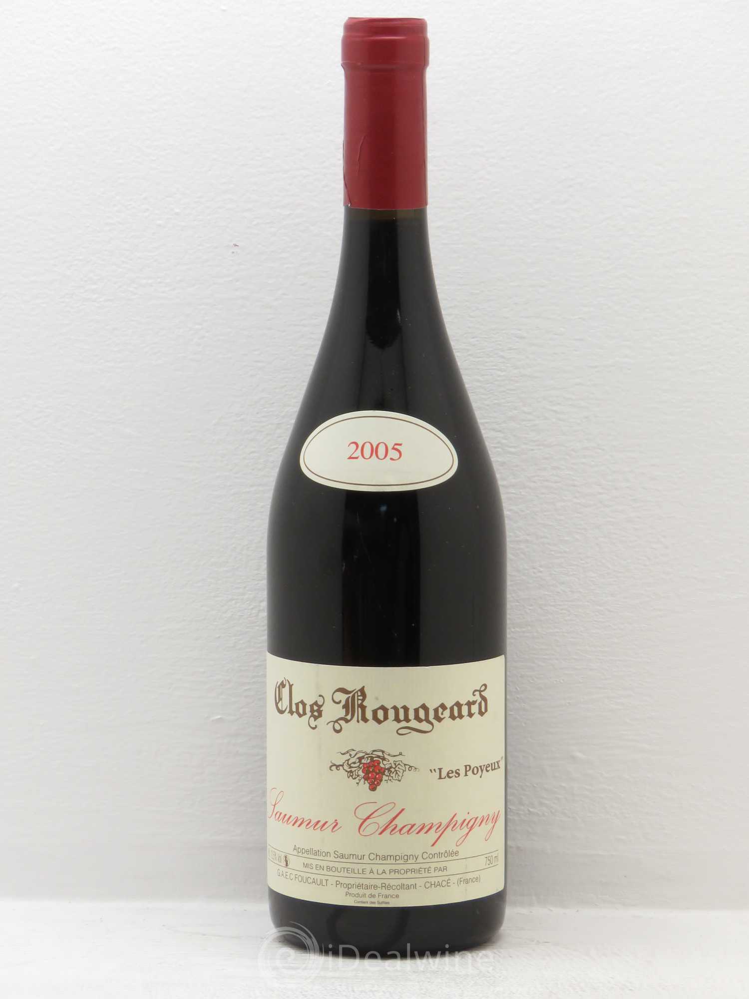Saumur-Champigny Les Poyeux Clos Rougeard 2005 - Lot de 1 bouteille - 0