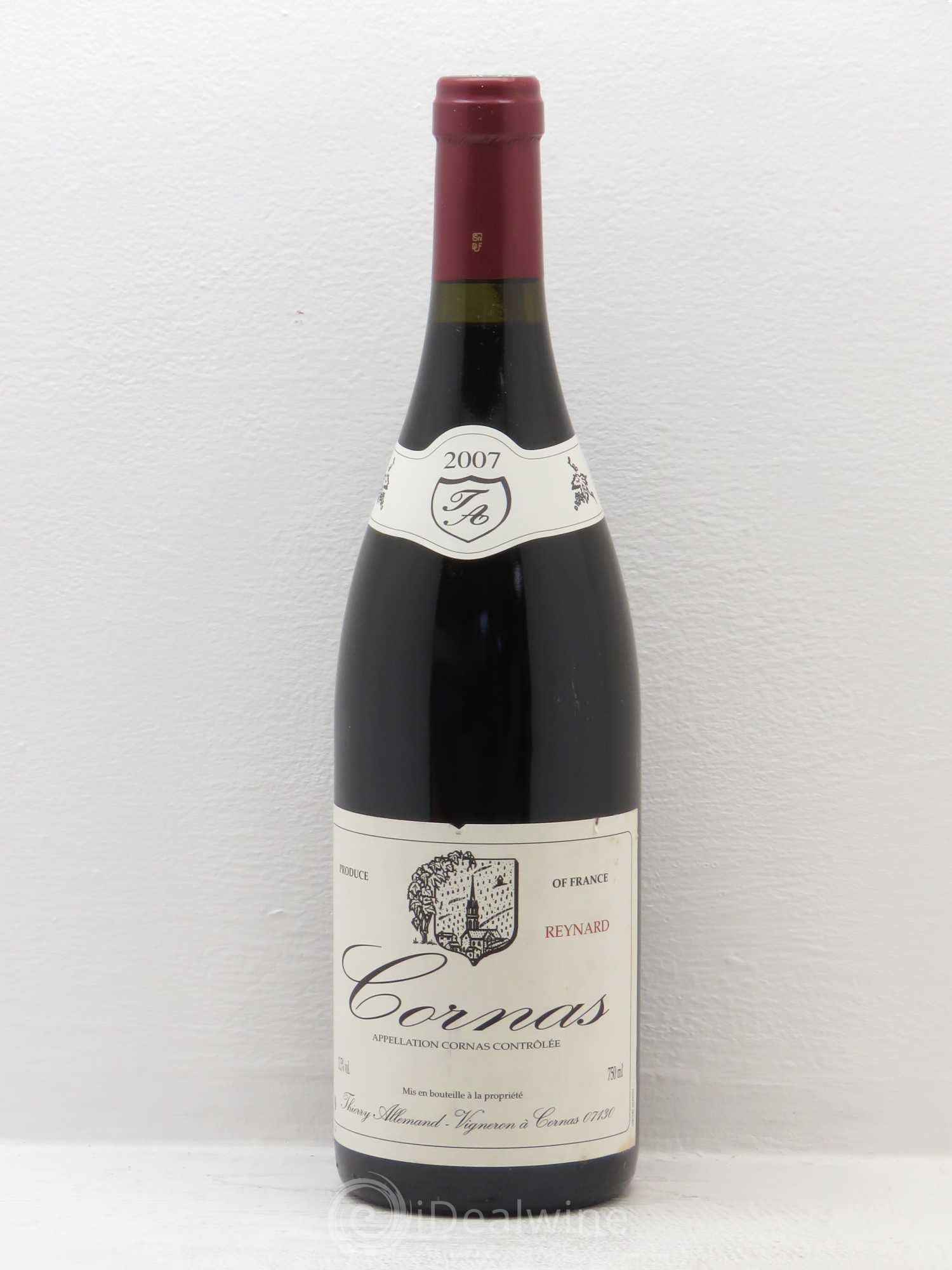 Cornas Reynard Thierry Allemand 2007 - Lot de 1 bouteille - 0