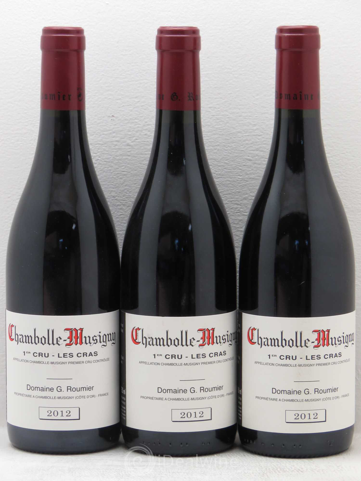 Chambolle-Musigny 1er Cru Les Cras Georges Roumier (Domaine) 2012 - Lot de 3 bouteilles - 0
