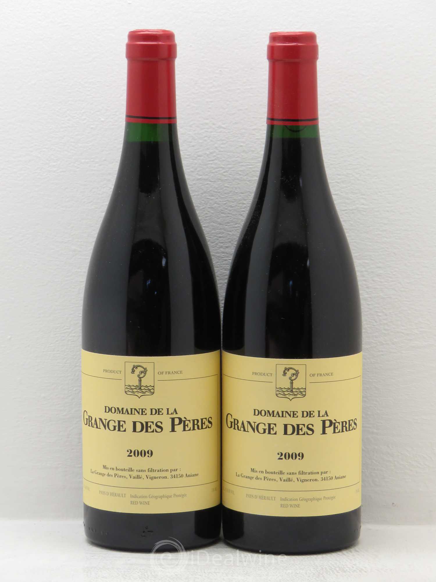 Pays d'Hérault Grange des Pères Laurent Vaillé 2009 - Lot de 2 bouteilles - 0