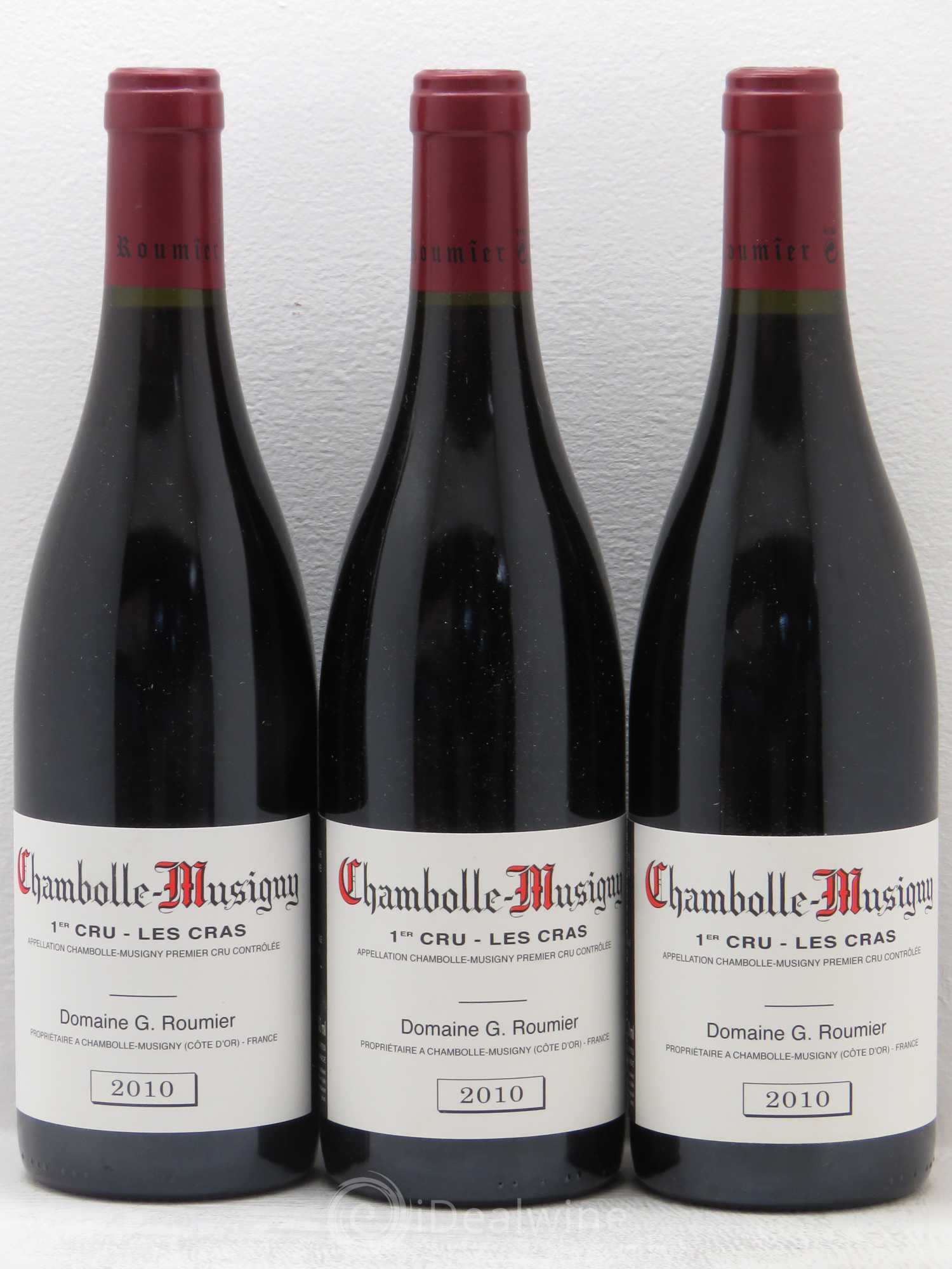 Chambolle-Musigny 1er Cru Les Cras Georges Roumier (Domaine) 2010 - Lot de 3 bouteilles - 0