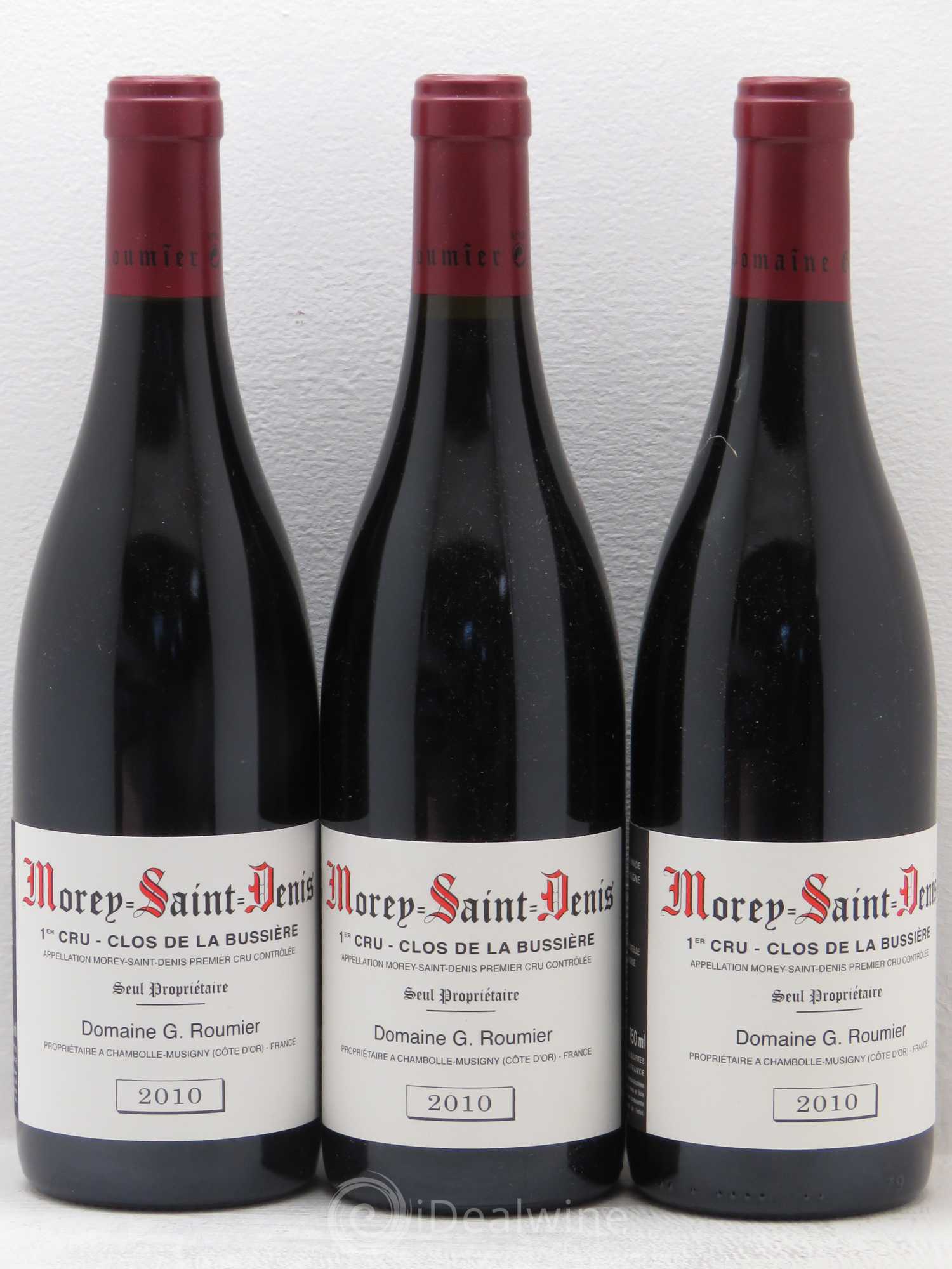 Morey-Saint-Denis 1er Cru Clos de la Bussière Georges Roumier (Domaine) 2010 - Lot de 3 bouteilles - 0