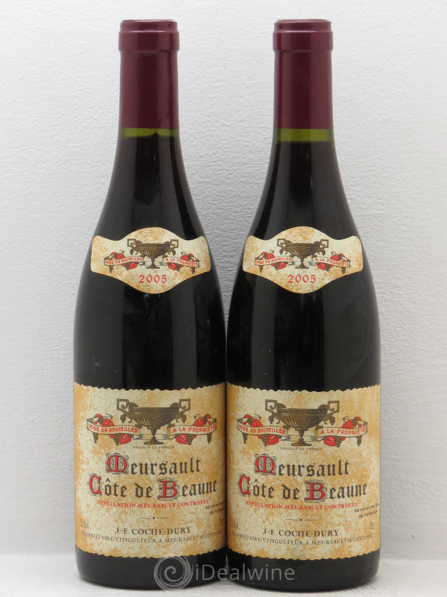 Meursault Coche Dury (Domaine) 2005 - Lot de 2 bouteilles - 0